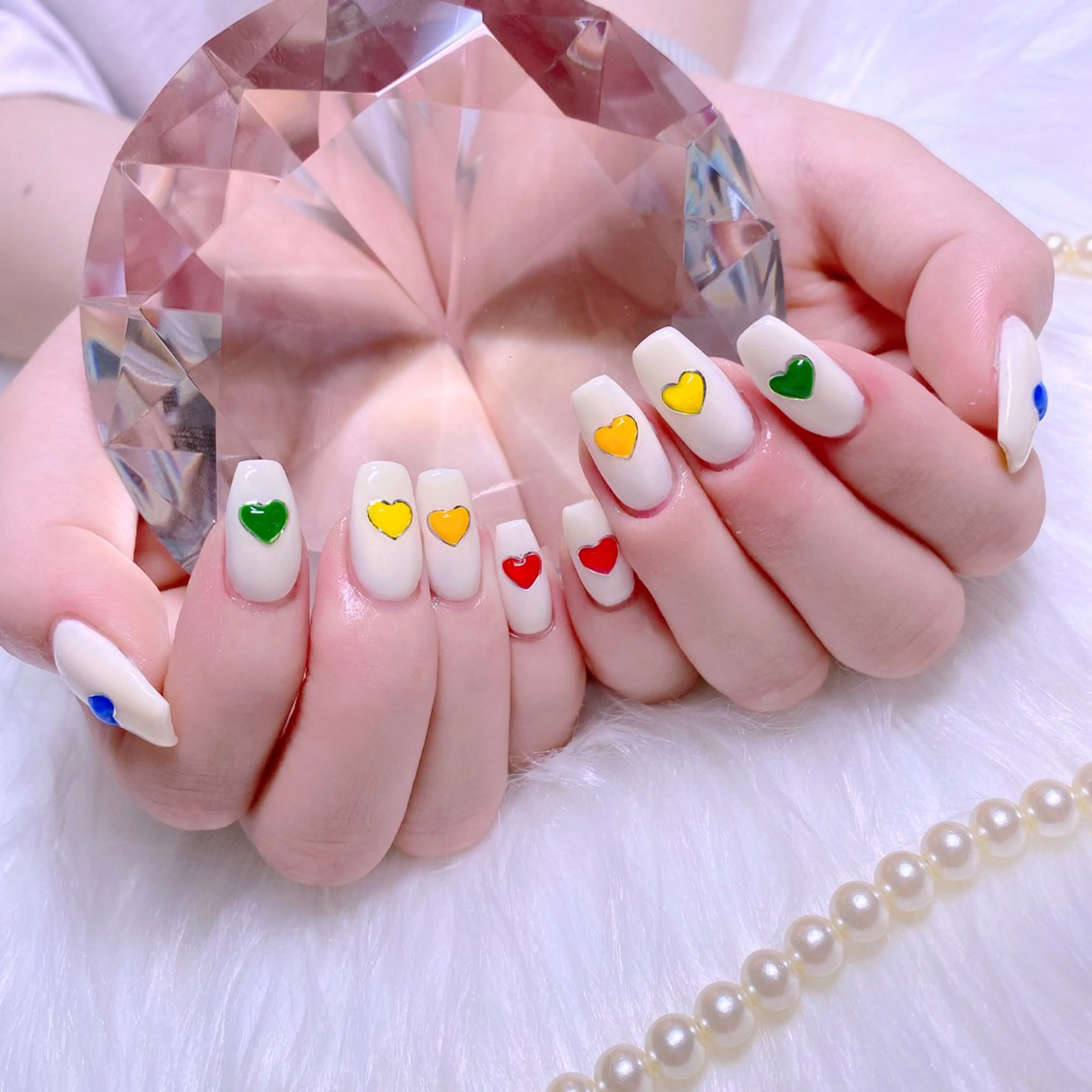 ネイル ハート Nail Yunaのネイルデザイン