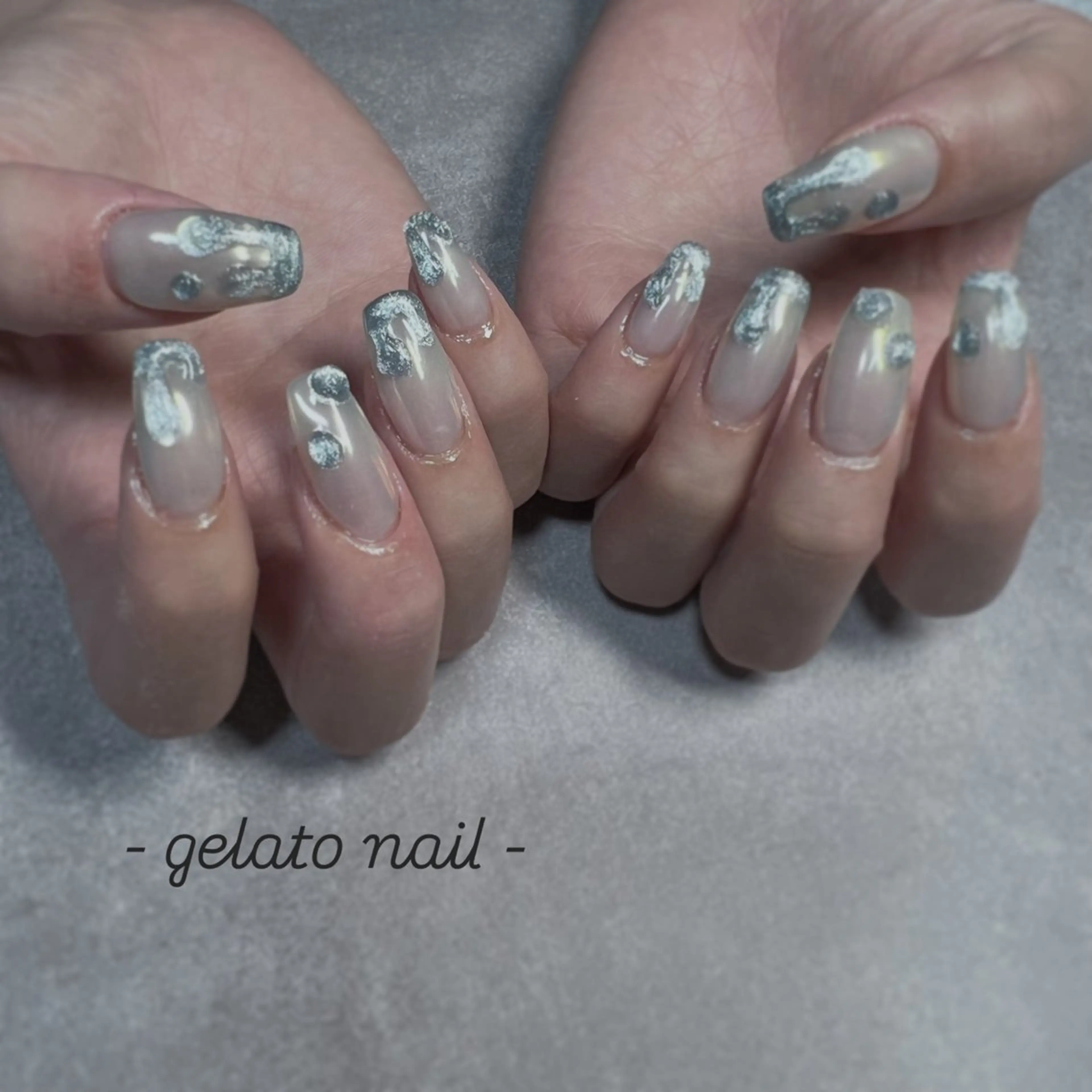 ネイル キラキラネイル ハンドネイル 大森 日奈子のネイルデザイン