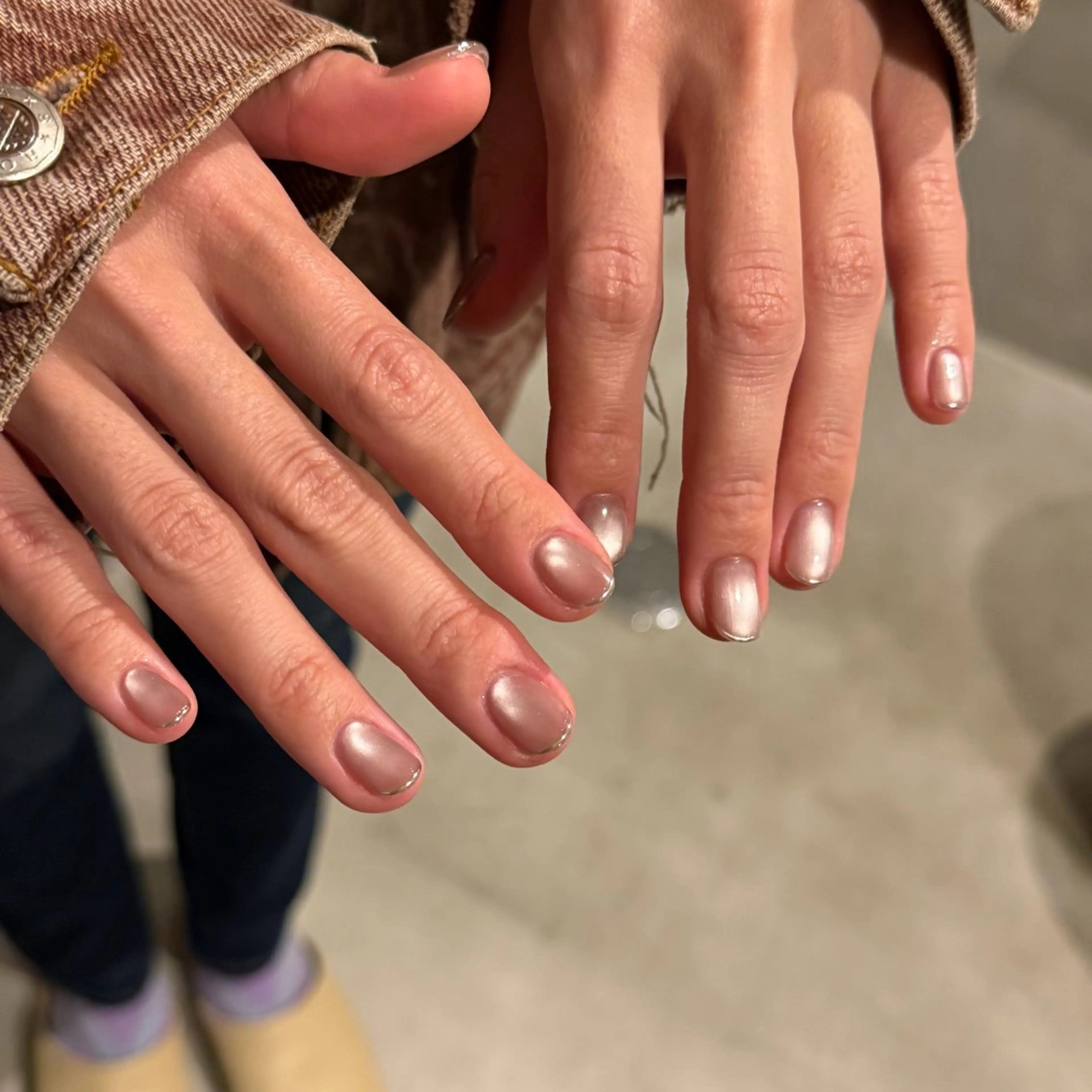 ネイル フレンチネイル ミラーネイル ハンドネイル 𝐫𝐚𝐢 𝐧𝐚𝐢𝐥のネイルデザイン