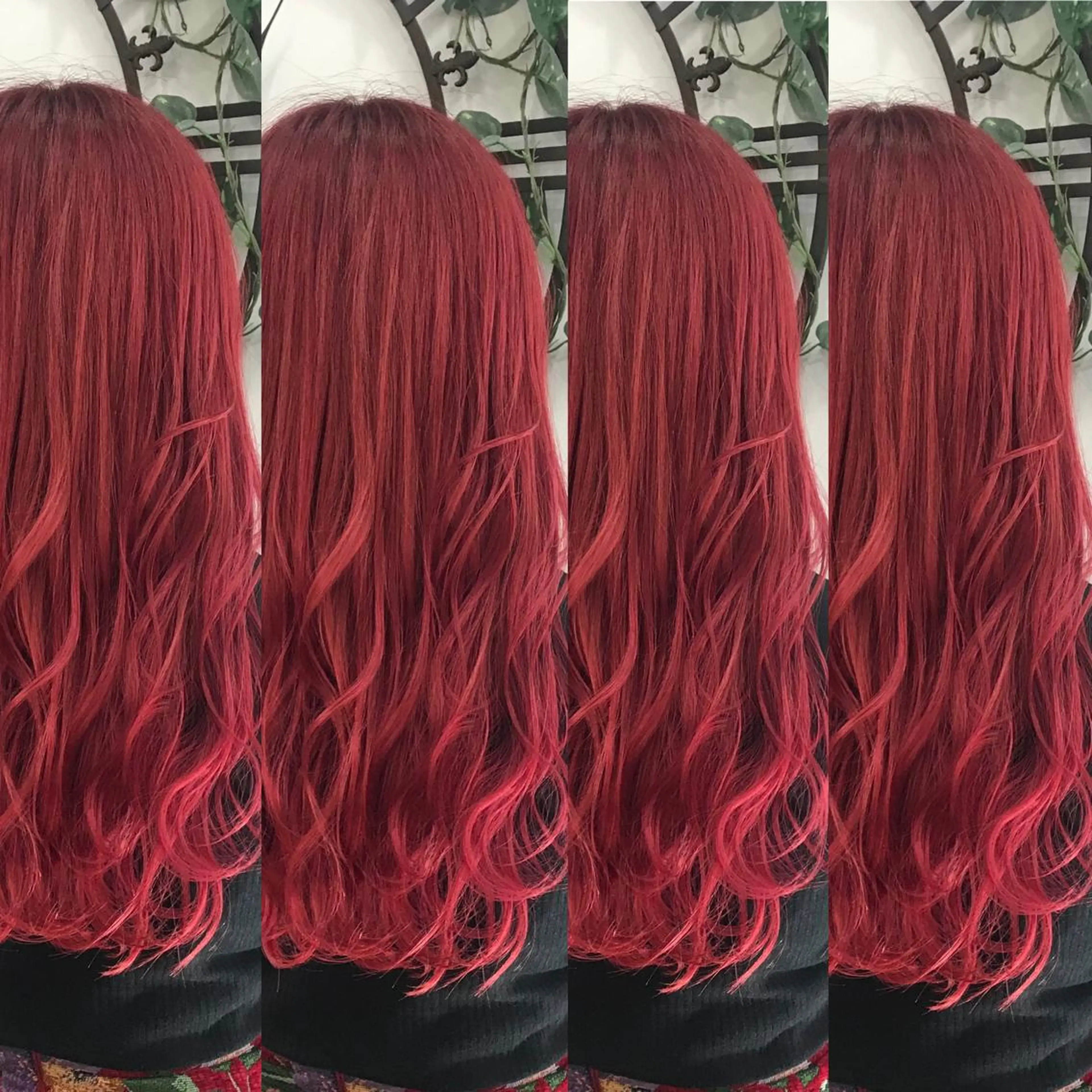 ロング カラー ハイトーン💫 エクステ💫maiのヘアスタイル