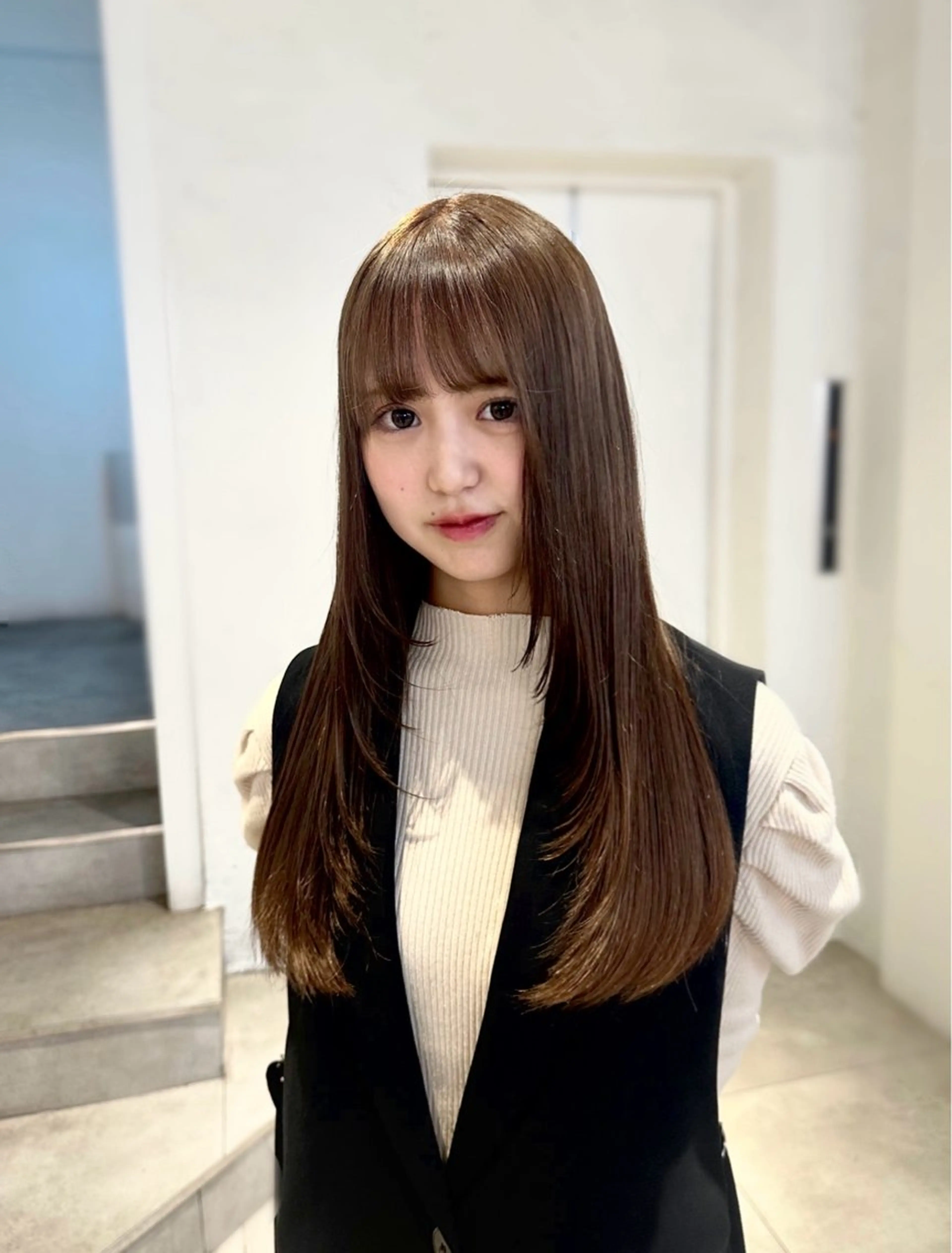 ロング カット 韓国ヘアメンズ・レデ ィース特化ミクのヘアスタイル