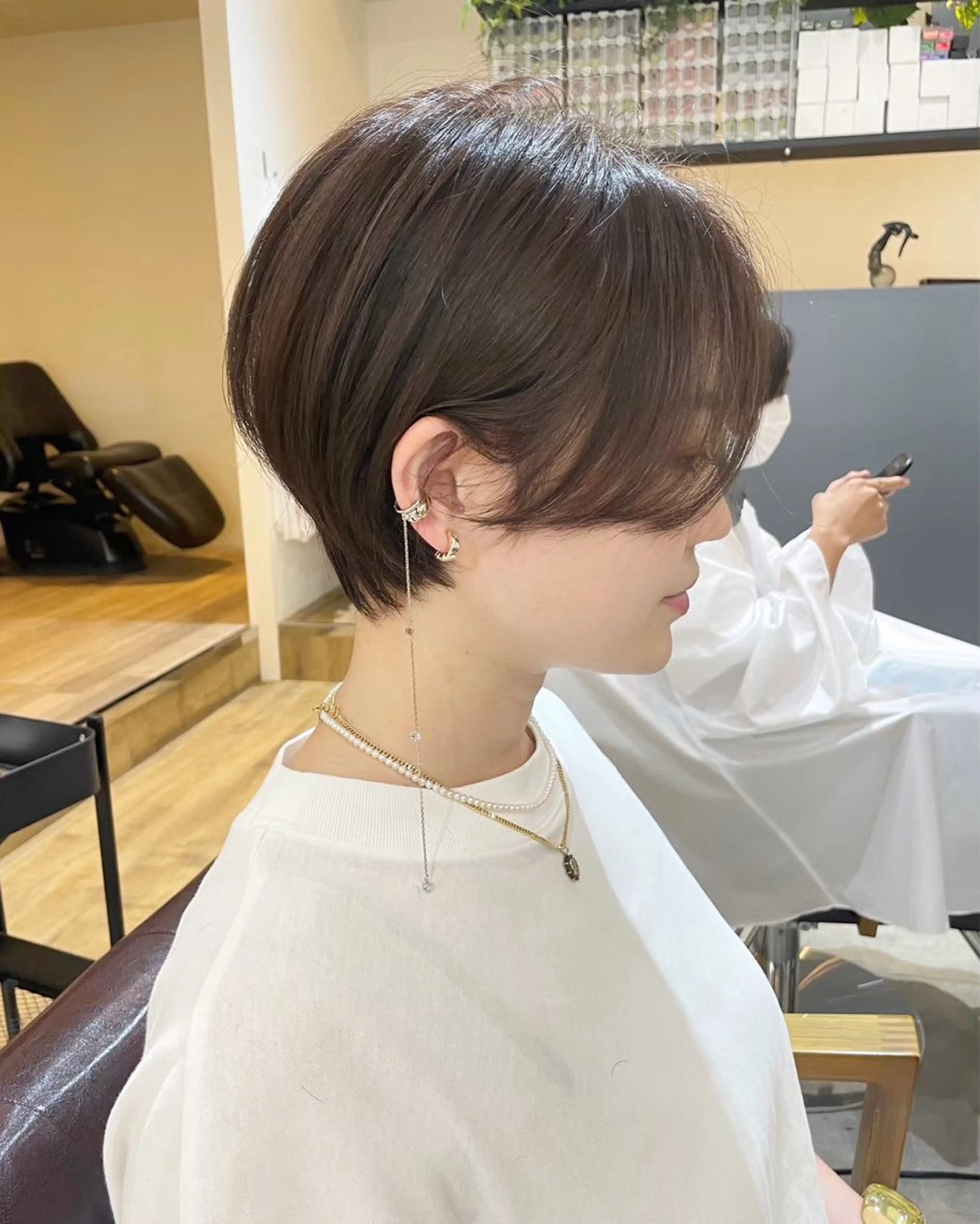 ショート カラー パーマ 🫧 りょうた 🫧 ショート特化/表参道のヘアスタイル