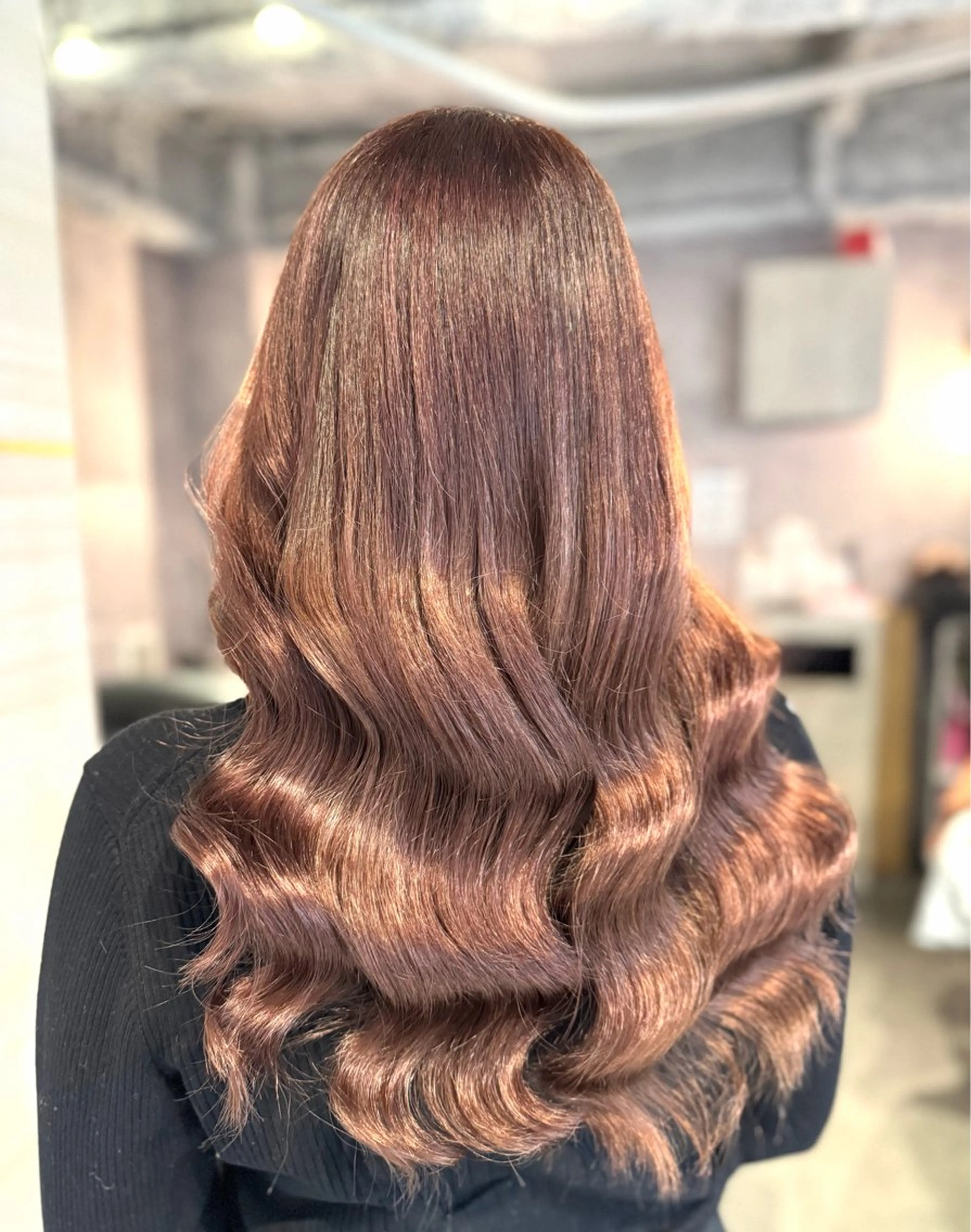 ロング カラー ヘアカラー トリートメント 🩶鈴木茉奈🩶艶髪 /透明感/暖色カラーのヘアスタイル