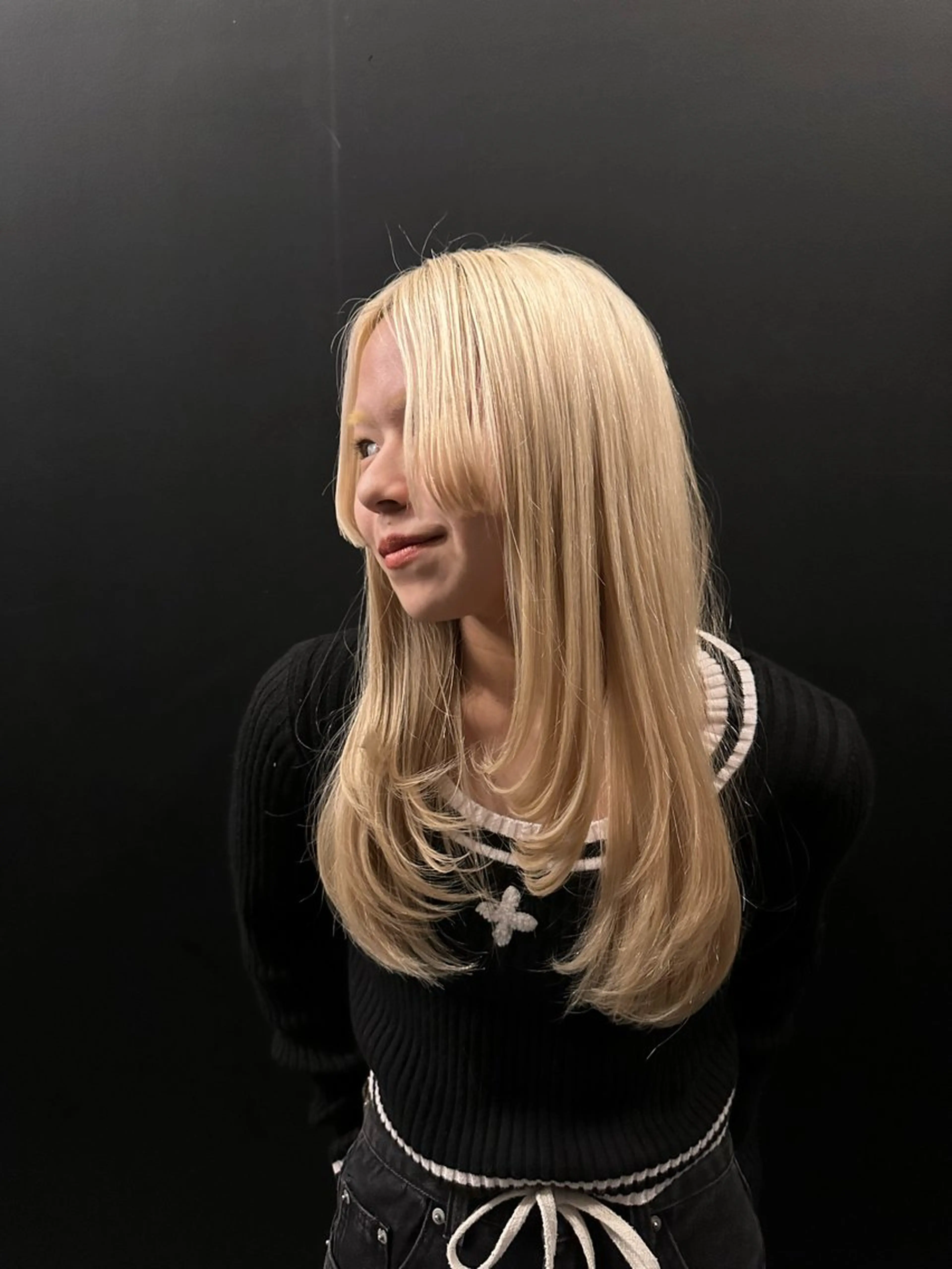 セミロング カラー パーマ ヘアアレンジ 暖色💖ツヤ髪💖 masae🌼のヘアスタイル