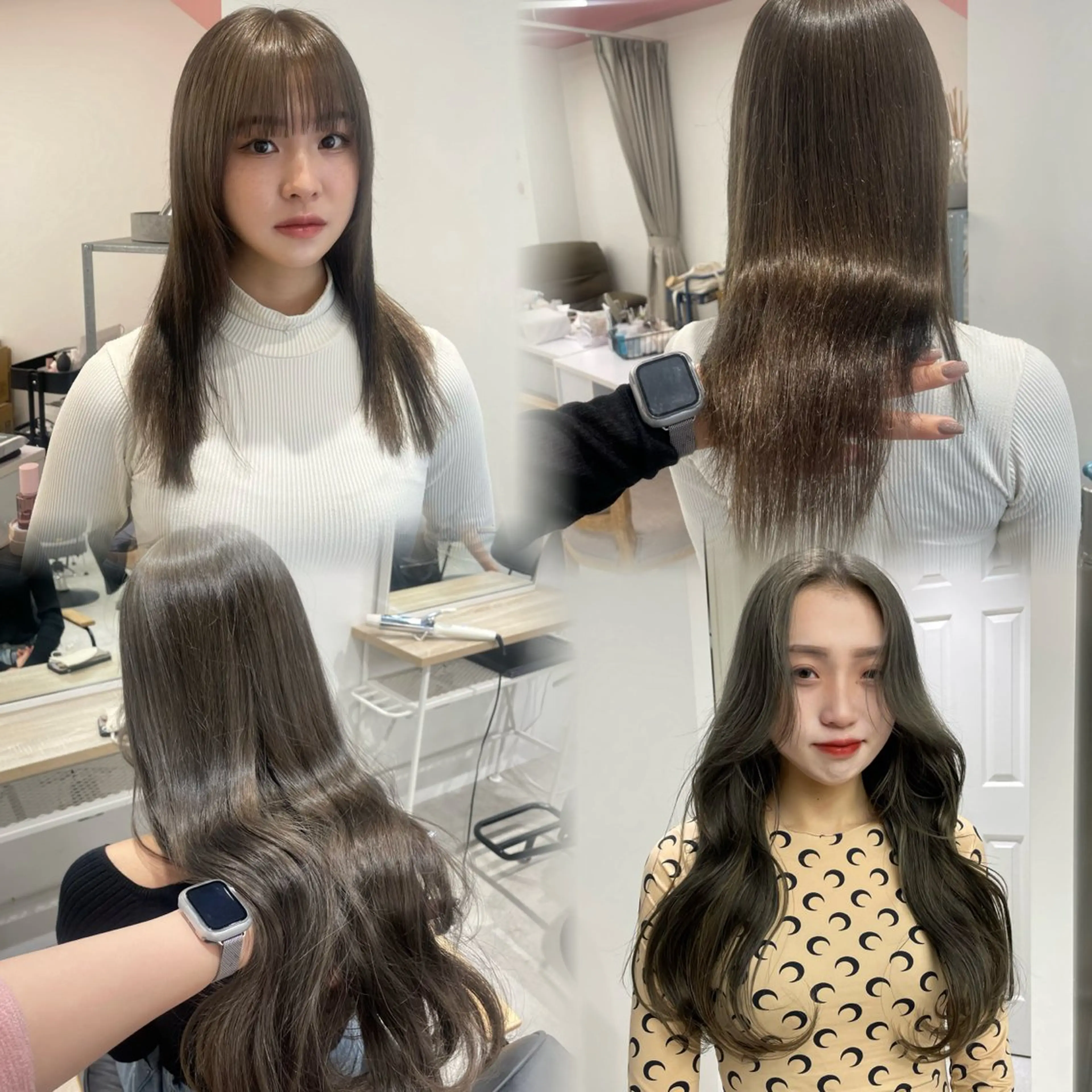 カラー クルミ/ 💕ワンホンネイルのネイルデザイン