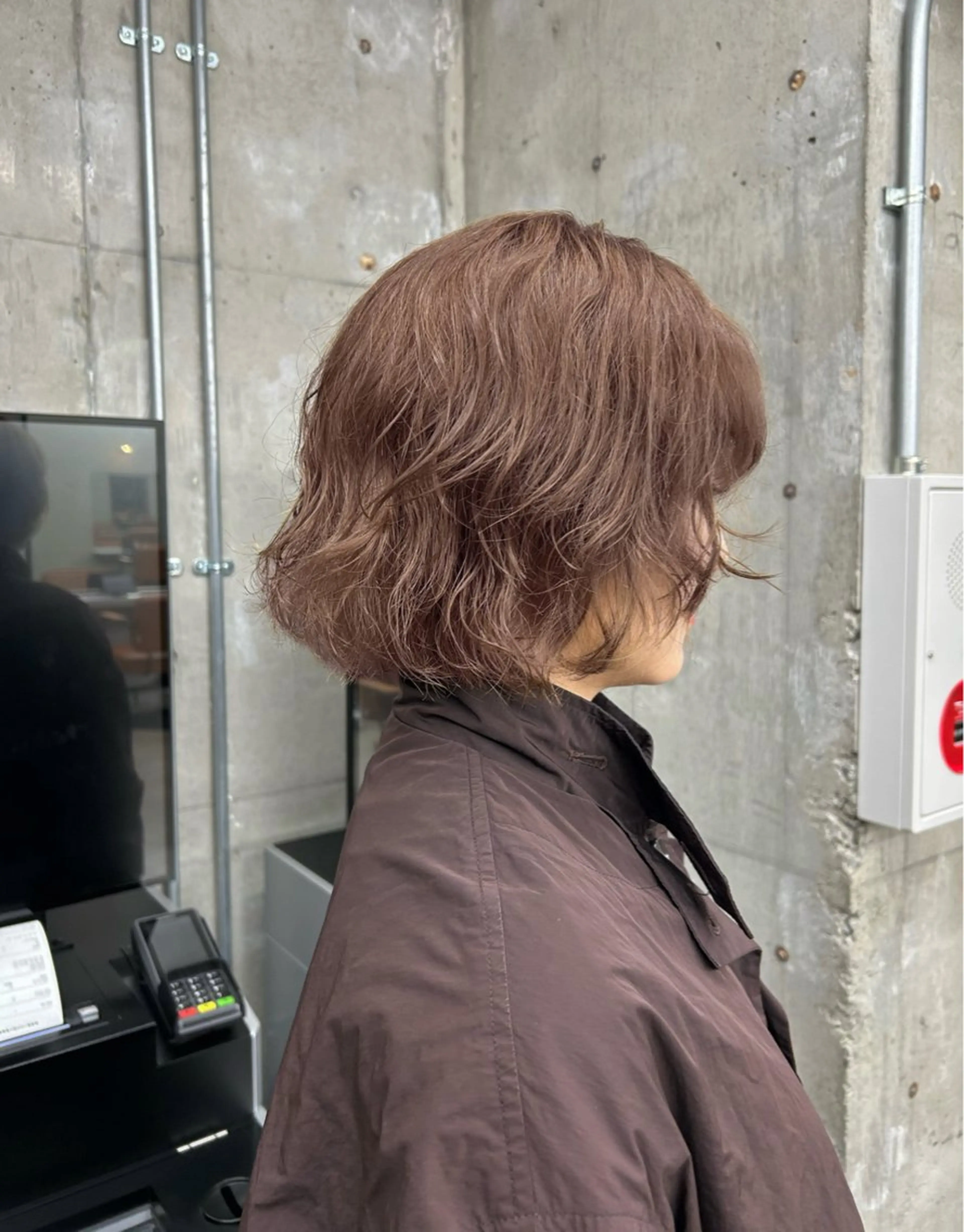 ショート カラー ヘアカラー トリートメント 透明感/ベージュ /kazui🐈のヘアスタイル