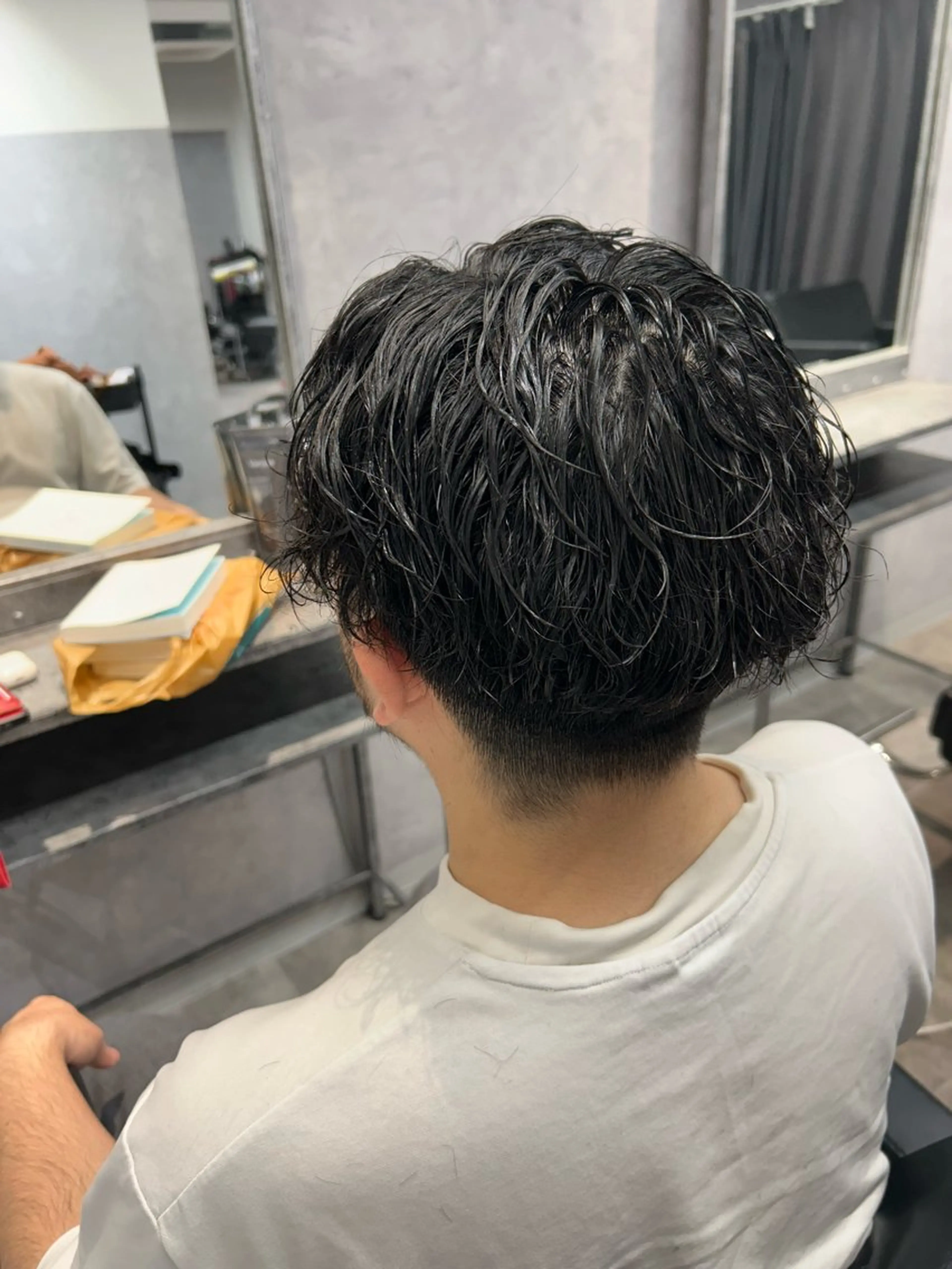 メンズ メンズパーマ yosuke 梅田/バレイヤージュのヘアスタイル