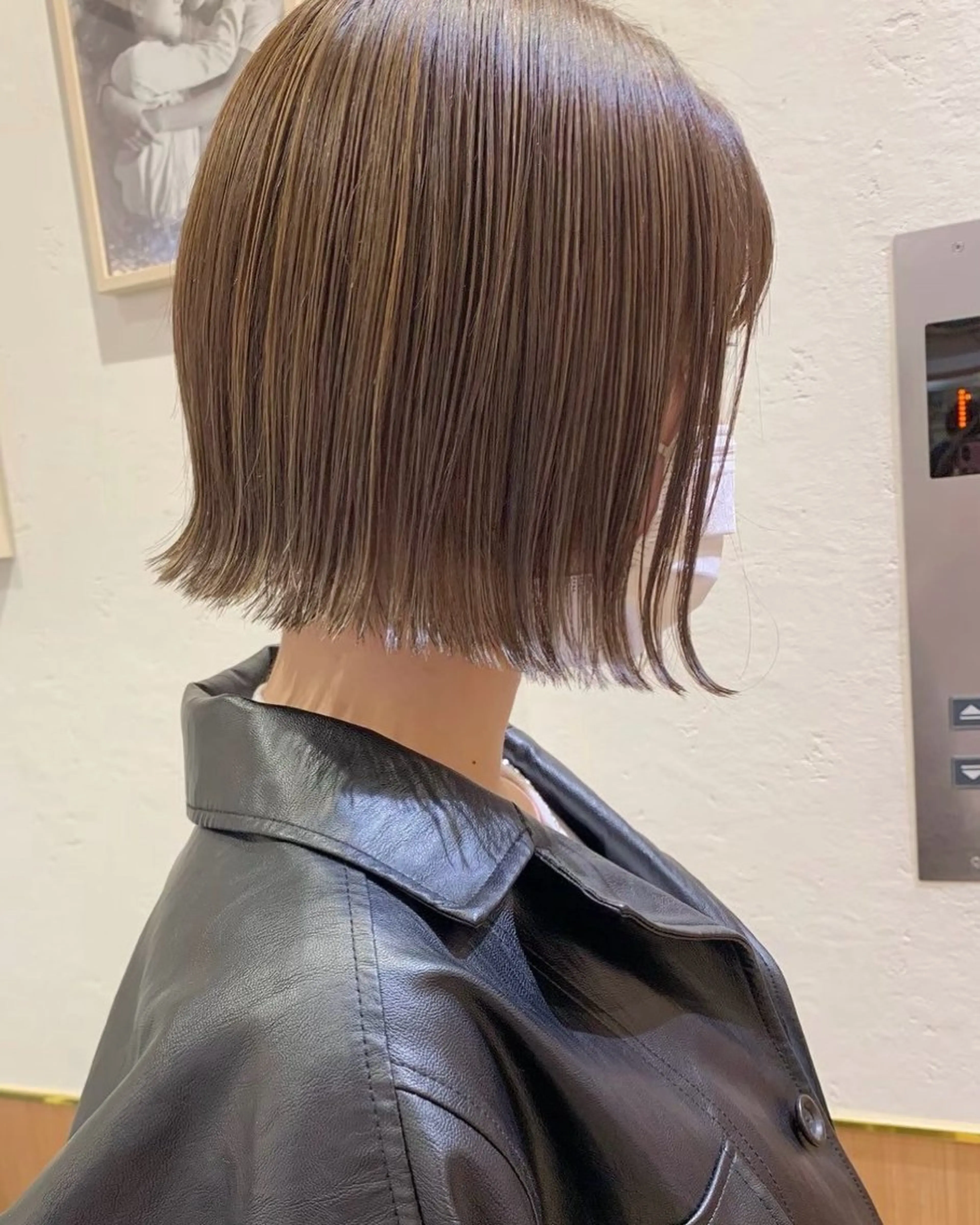 ミディアム カラー カット トリートメント 似合わせボブ🌟 艶髪特化💗村松優斗のヘアスタイル