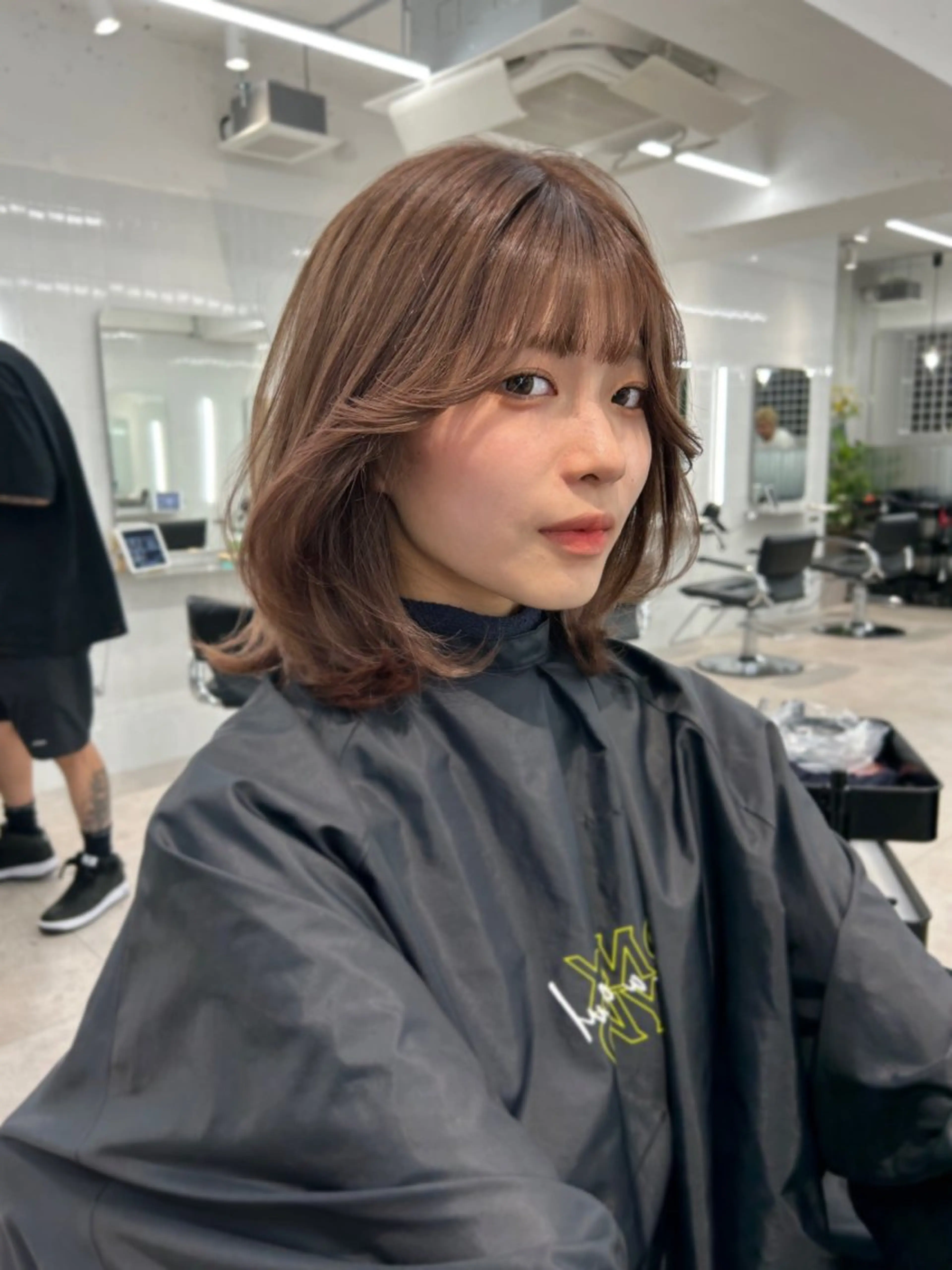 ミディアム カラー 卒業式ヘアセット🎀 ヘアアレンジのヘアスタイル