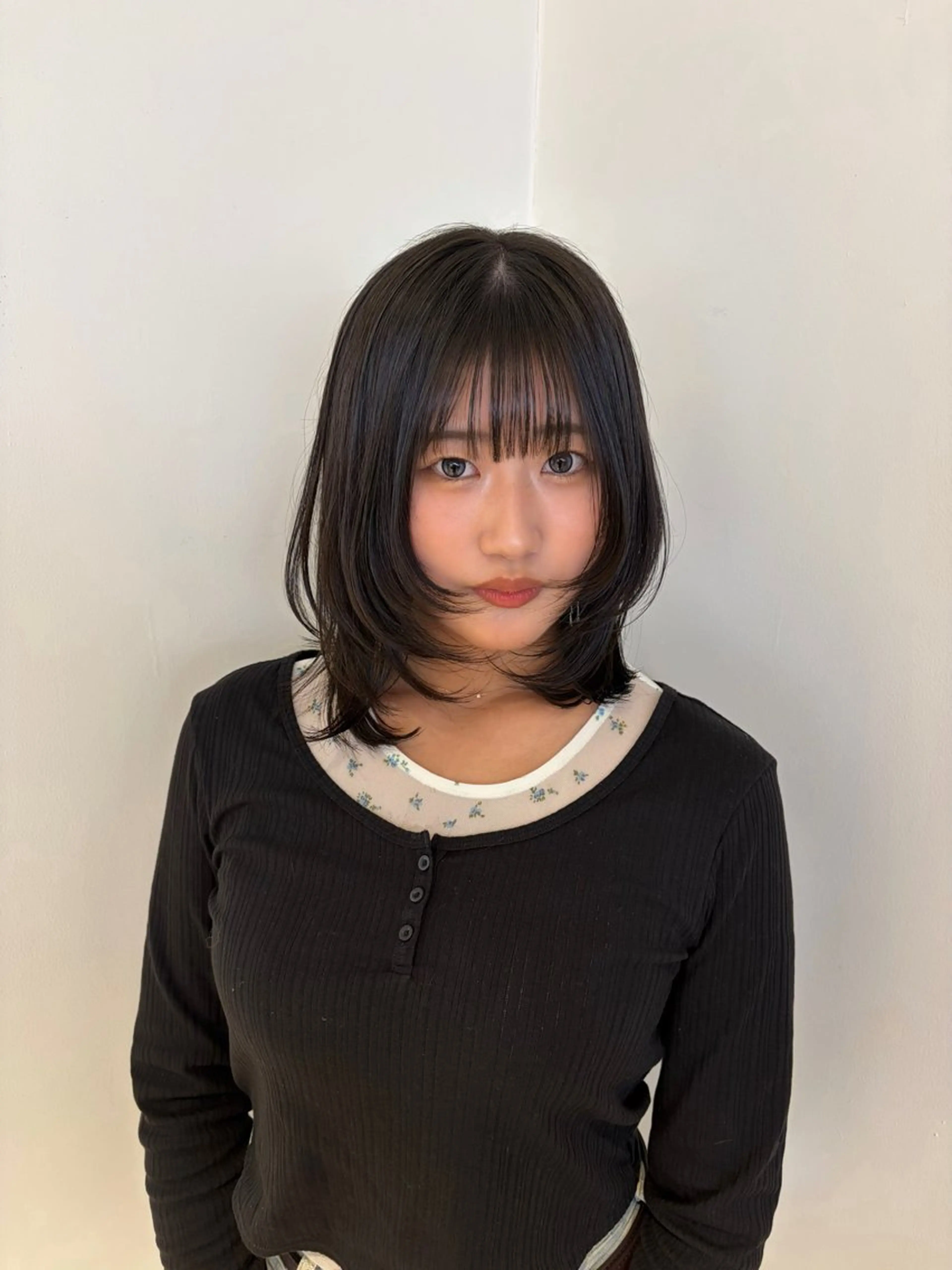 ミディアム カット ヘアカラー 畑澤 和果のマツエク・マツパデザイン