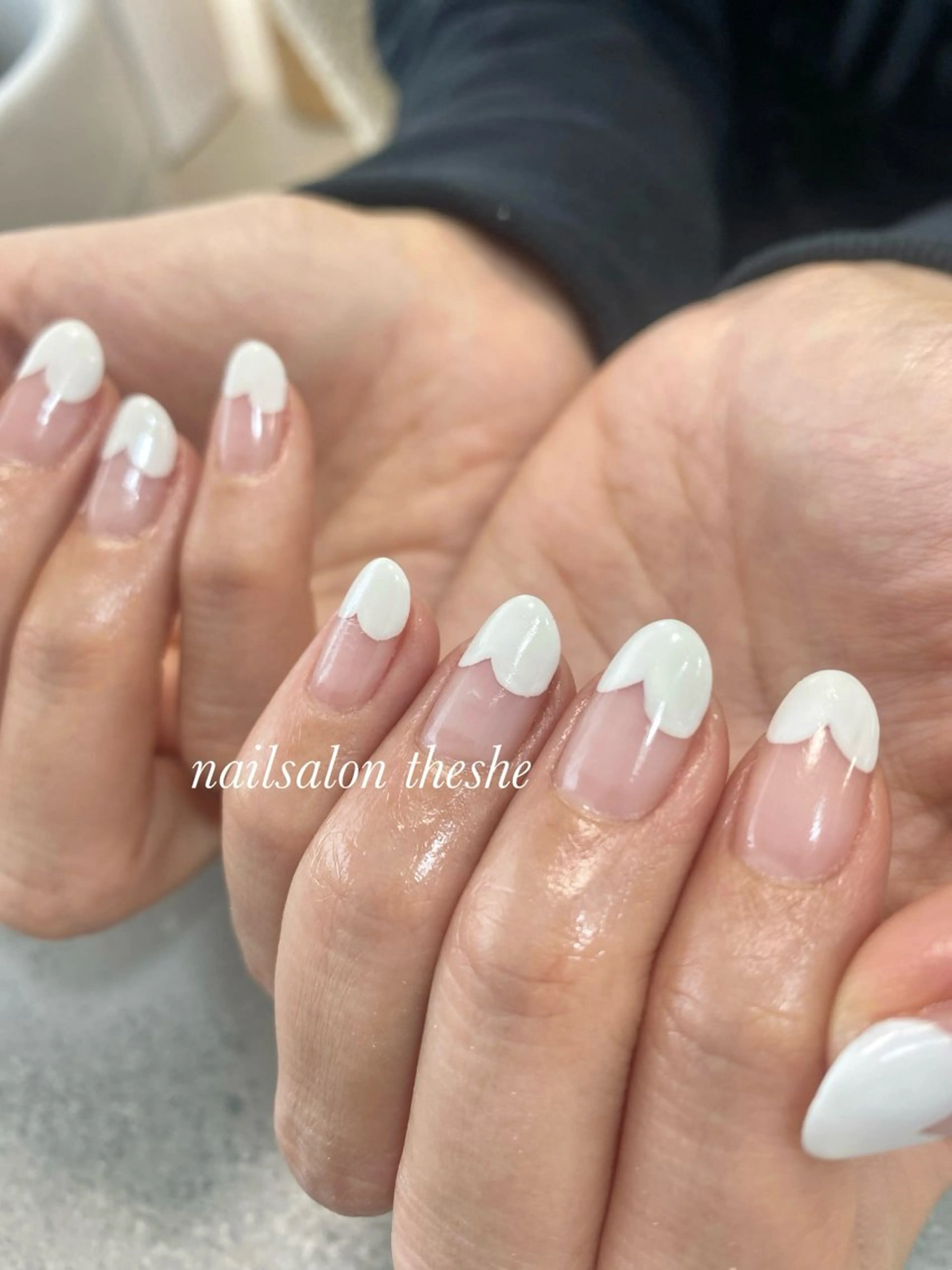ネイル ハート 苦楽園the she nailのネイルデザイン