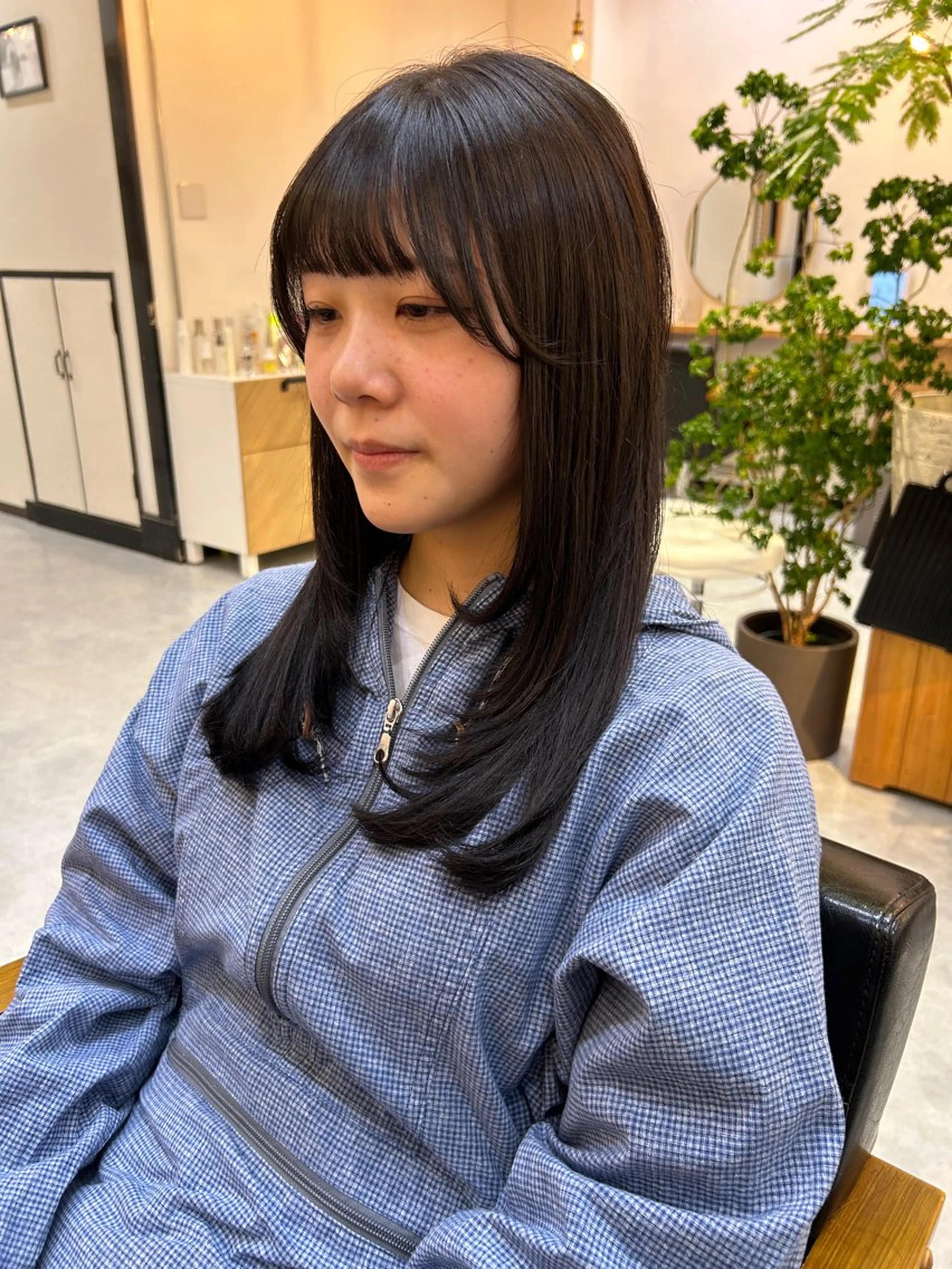 ロング カラー カット ヘアカラー トリートメント CARICIA 白木 由里加/新栄のヘアスタイル