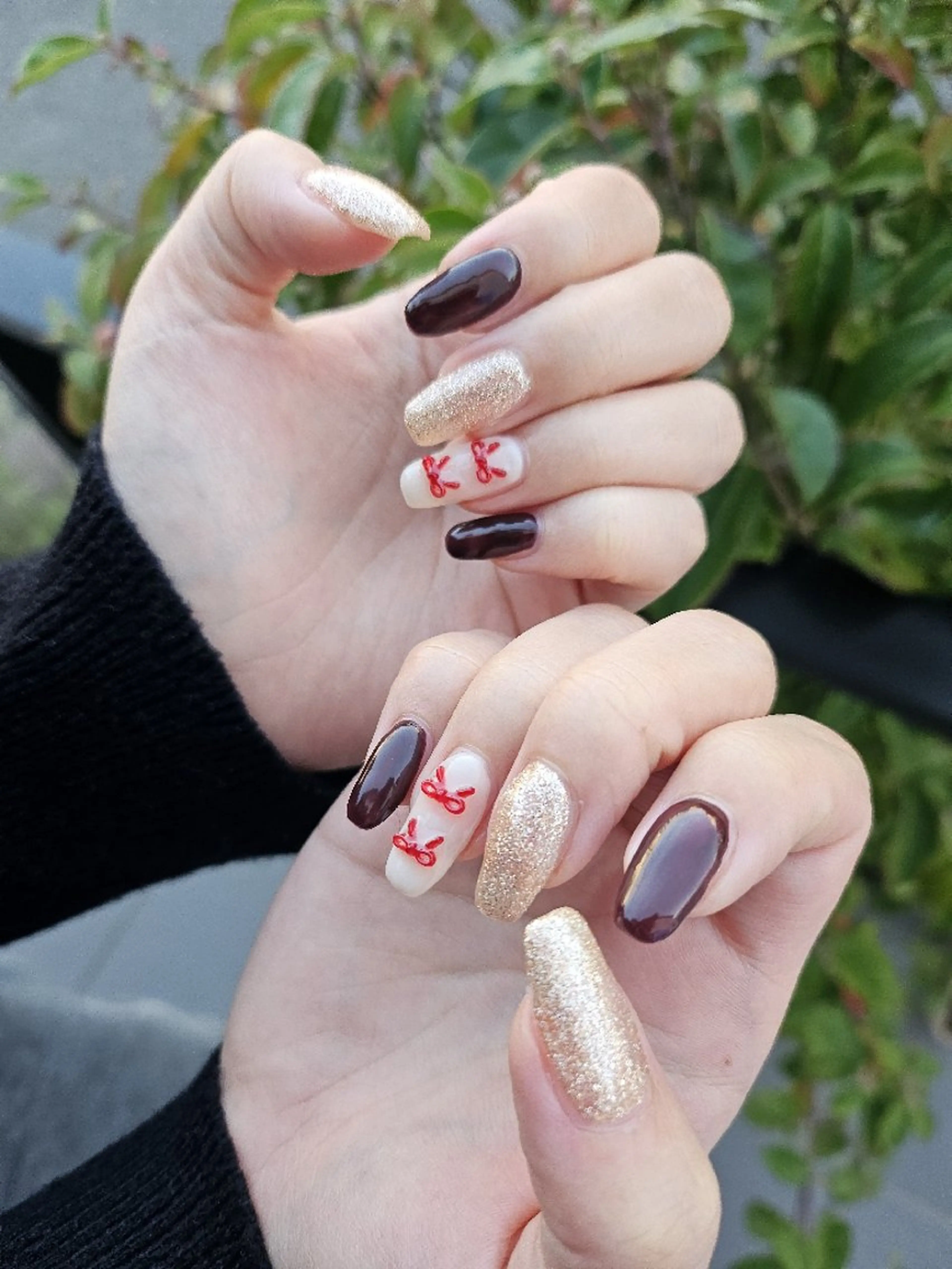 ネイル リボン emust.nail   のネイルデザイン