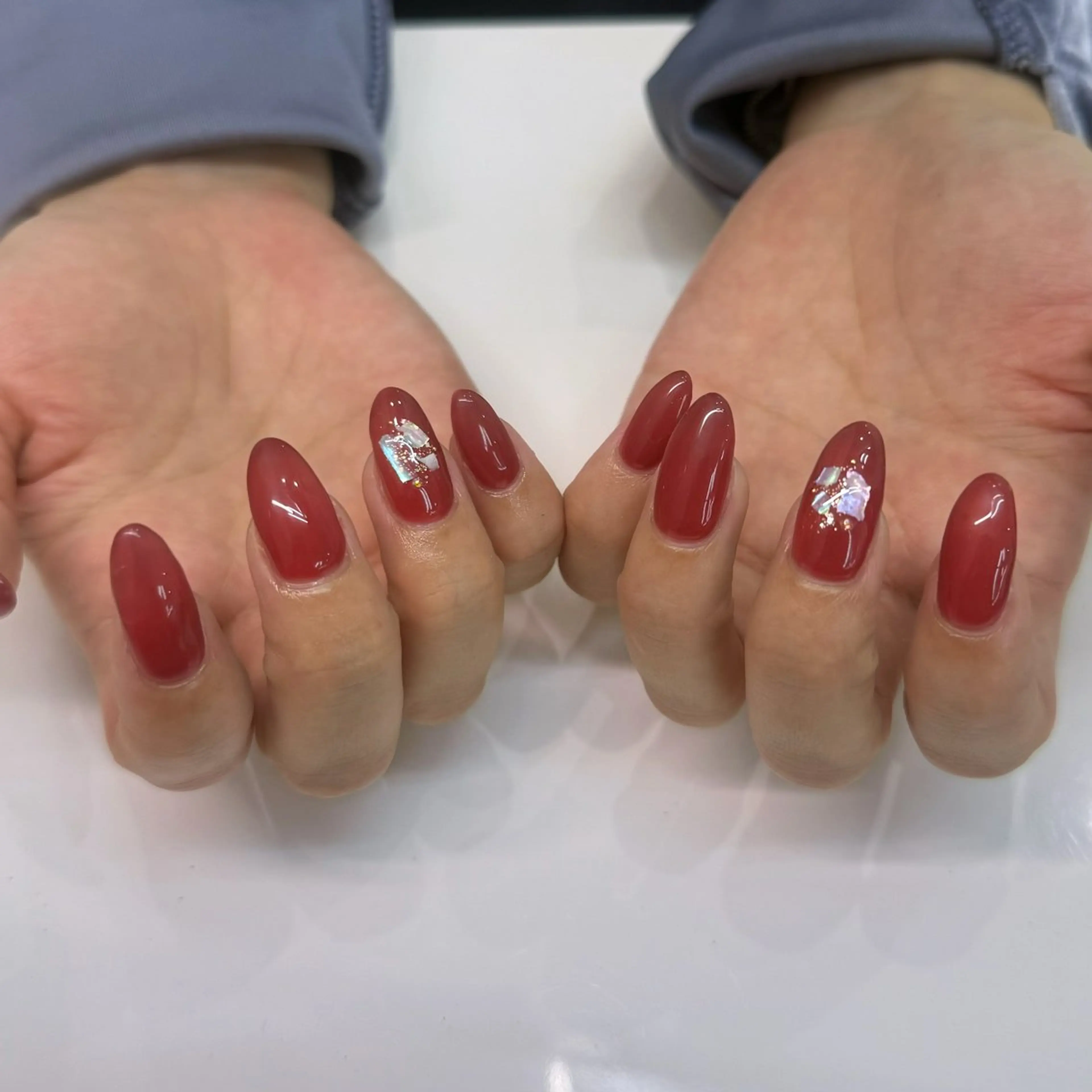 ネイル ハンドネイル Yuna🫧/所沢 /ワンホンネイルのネイルデザイン