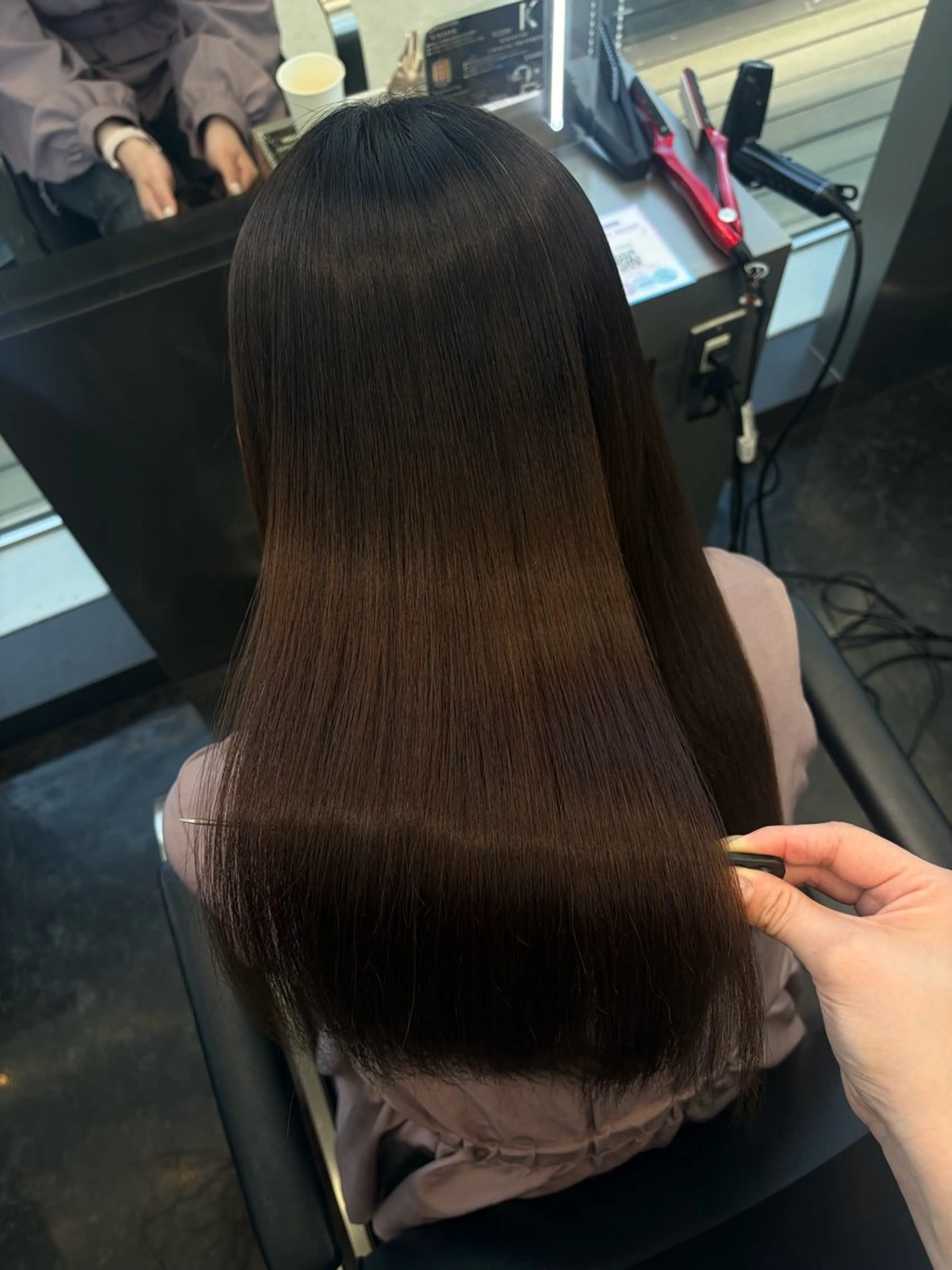 ロング カラー パーマ ヘアアレンジ メンズ 縮毛矯正 トリートメント ヘアセット 髪質改善/艶髪 /SARA💕のヘアスタイル