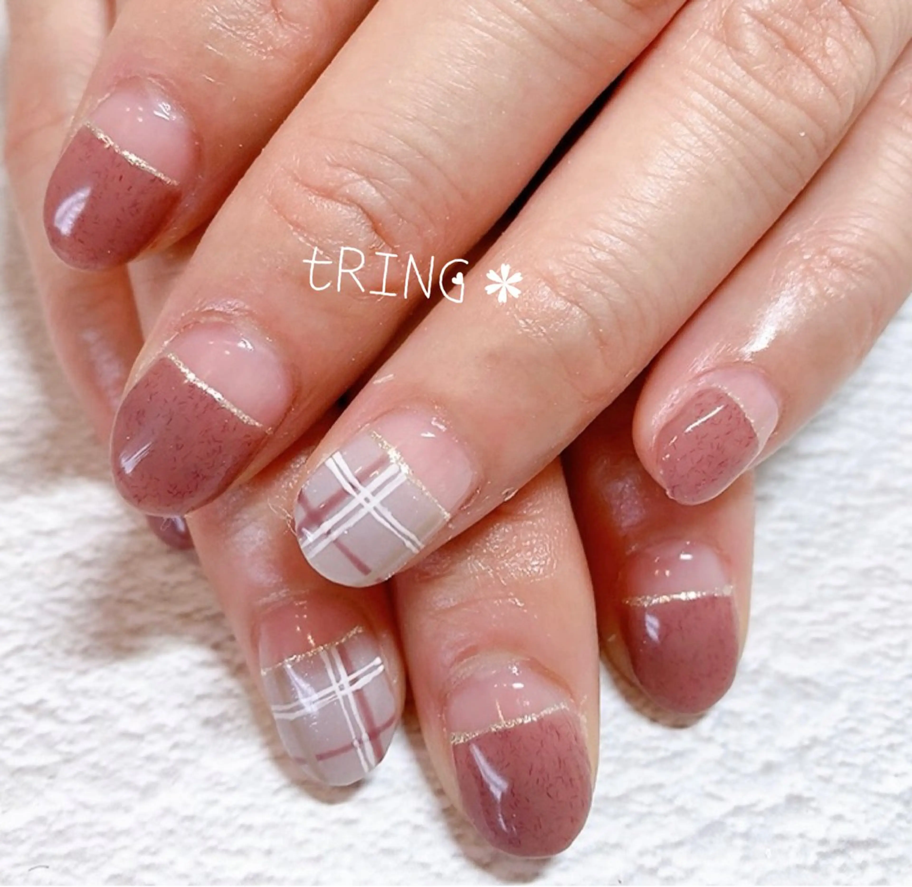 ネイル ハンドネイル tRING* しいの木台のネイルデザイン
