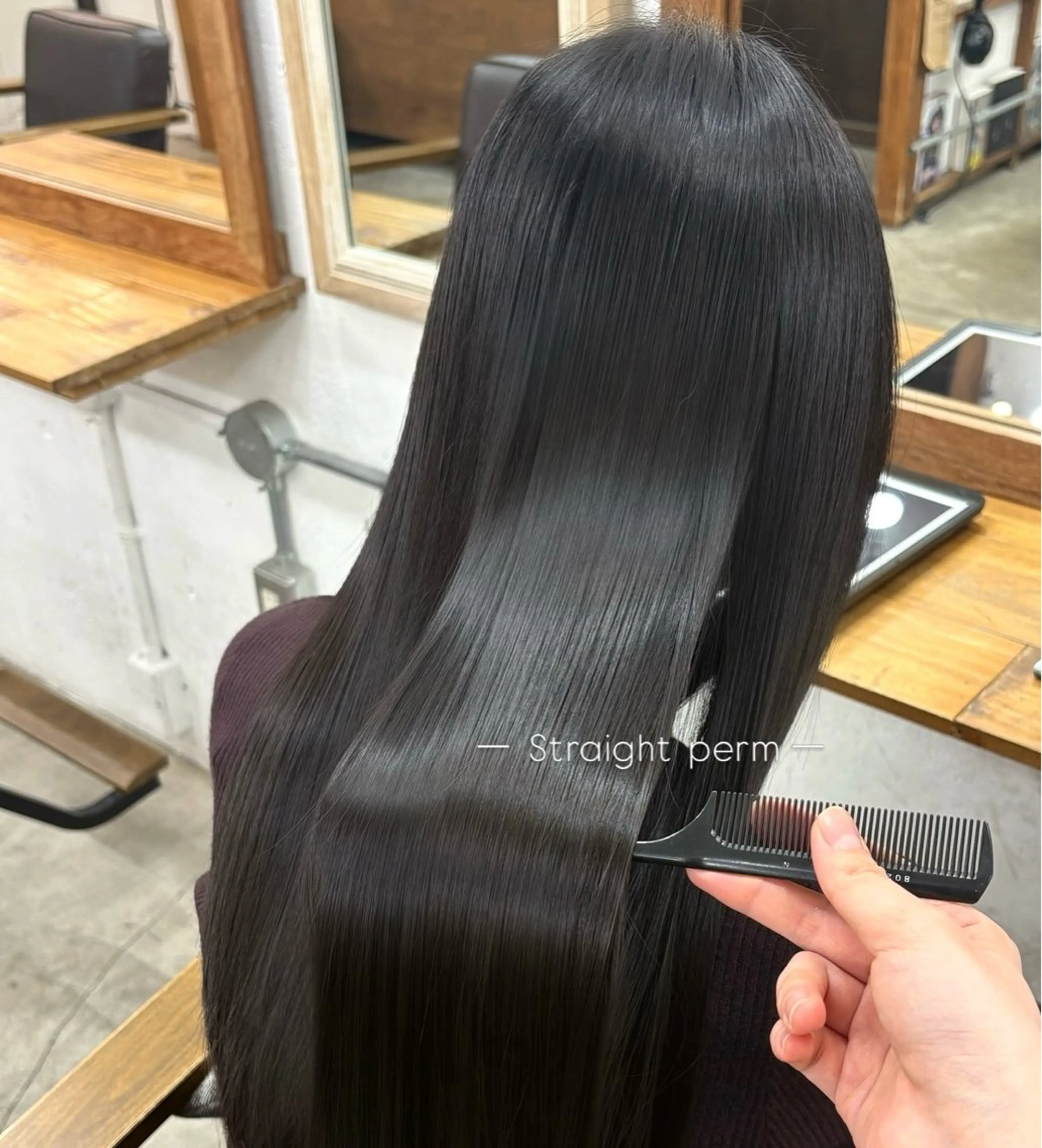 ロング 髪質改善 縮毛矯正 Ricca所属・Hina🧵/恵比寿 中目黒/透明感カラーのヘアスタイル