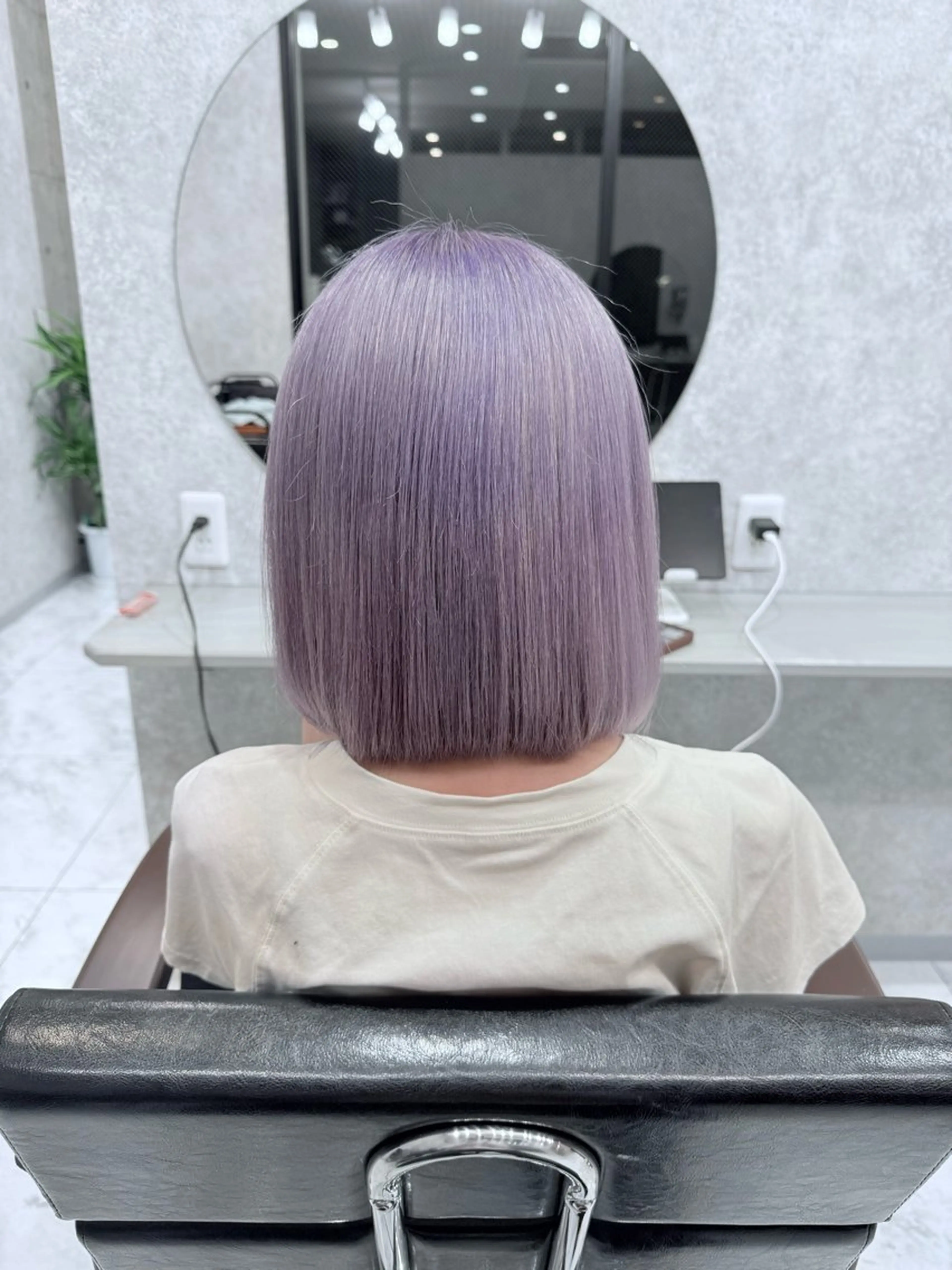 ショート カラー 🌺ハイトーン🌺 矢葺 なぎさ🌺🌺のヘアスタイル