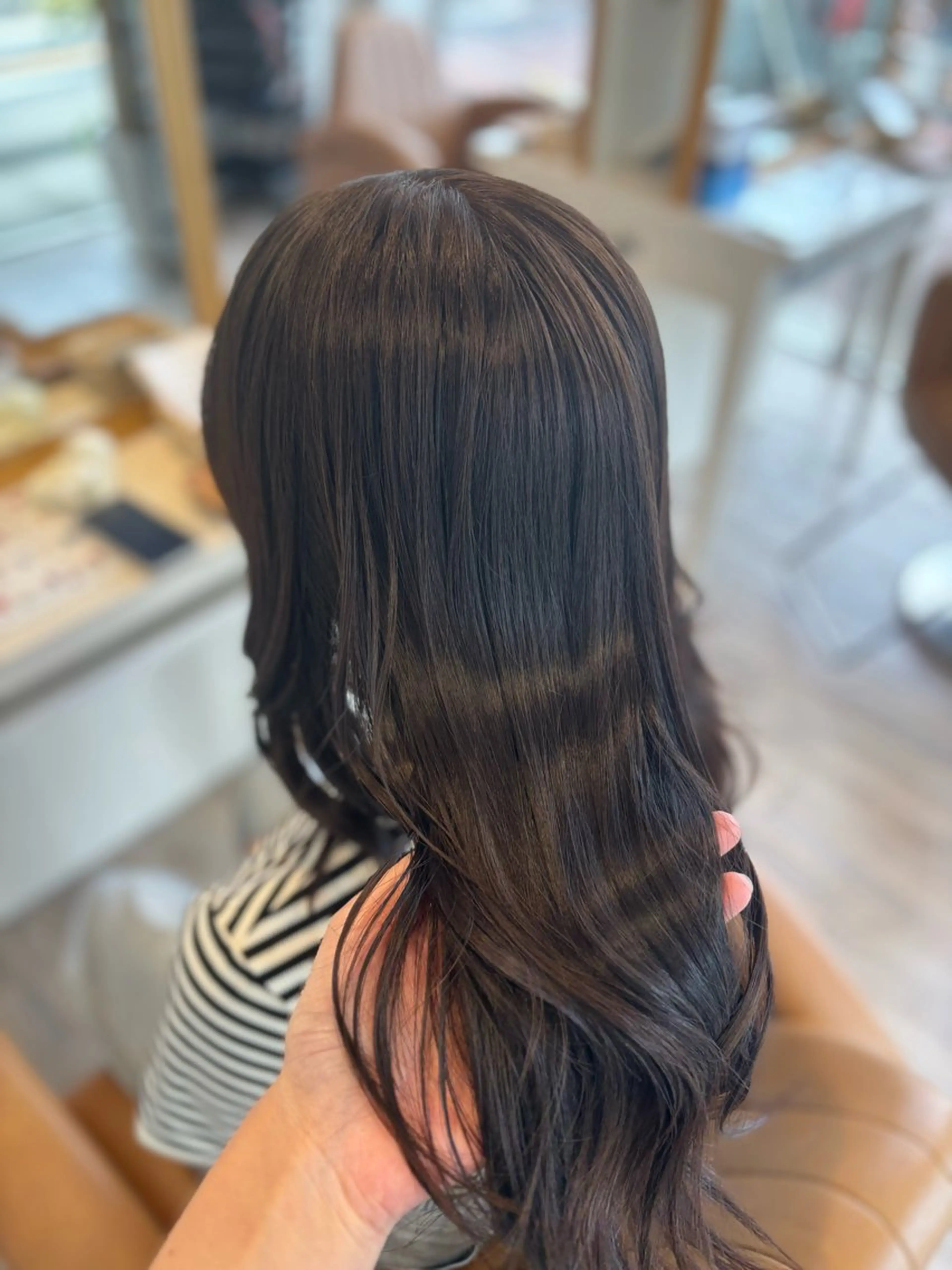 ロング カラー カット ヘアカラー トリートメント yui🥀/ボブ /ブリーチなしカラーのヘアスタイル