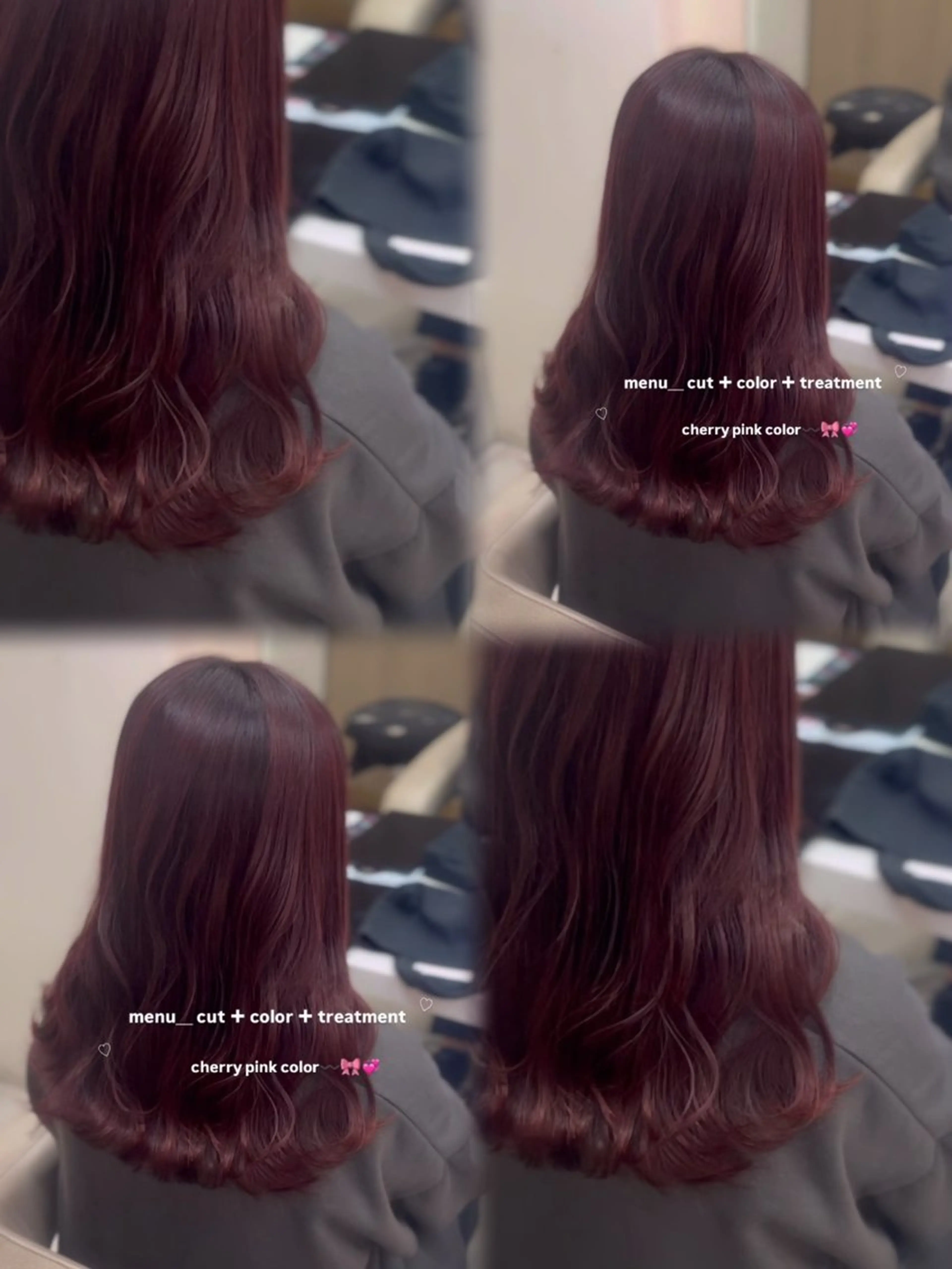 セミロング カット ヘアカラー 🎀さ こﾁ🎀のヘアスタイル