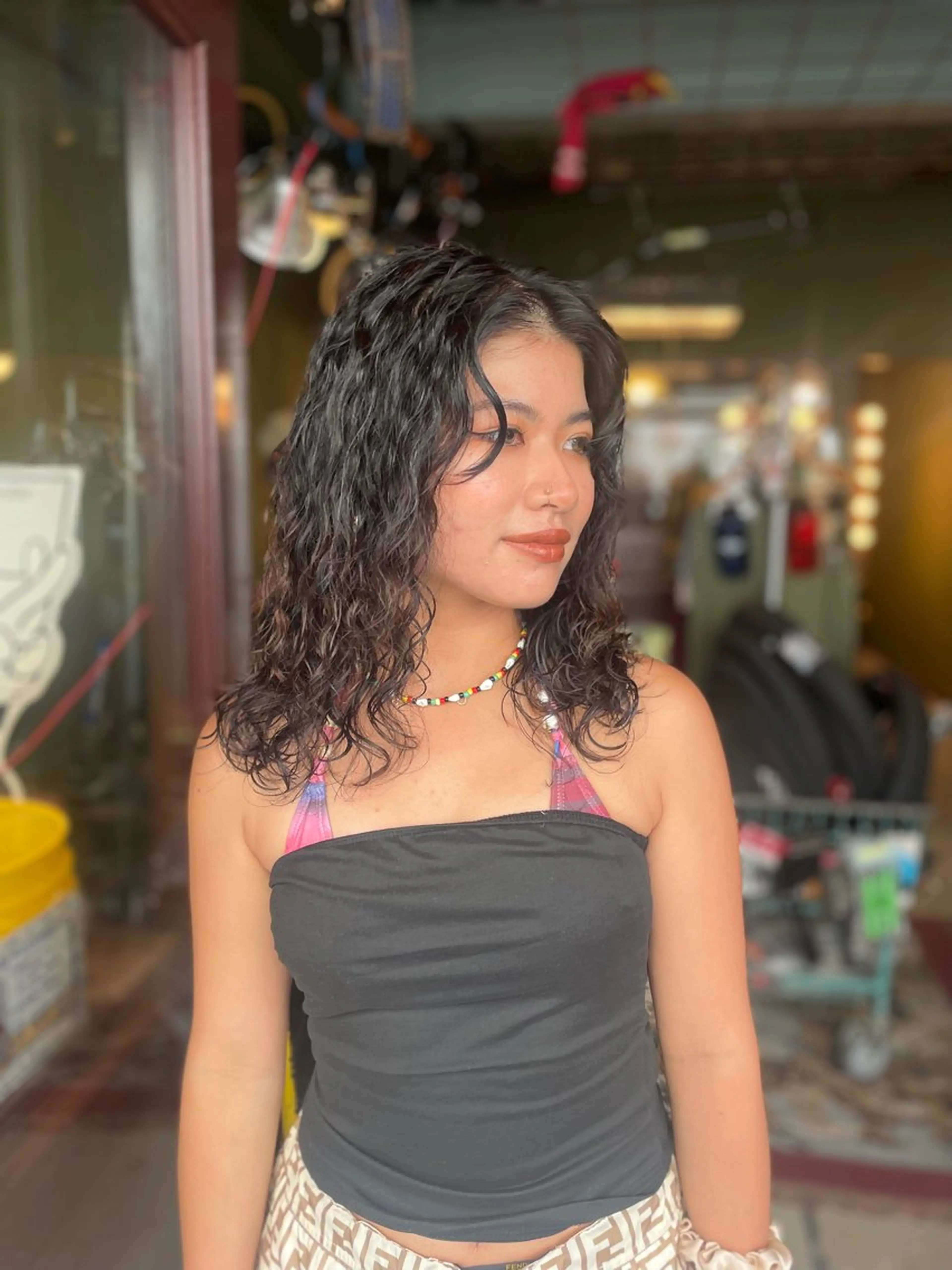 セミロング カット パーマ PATH-hair. storeのヘアスタイル