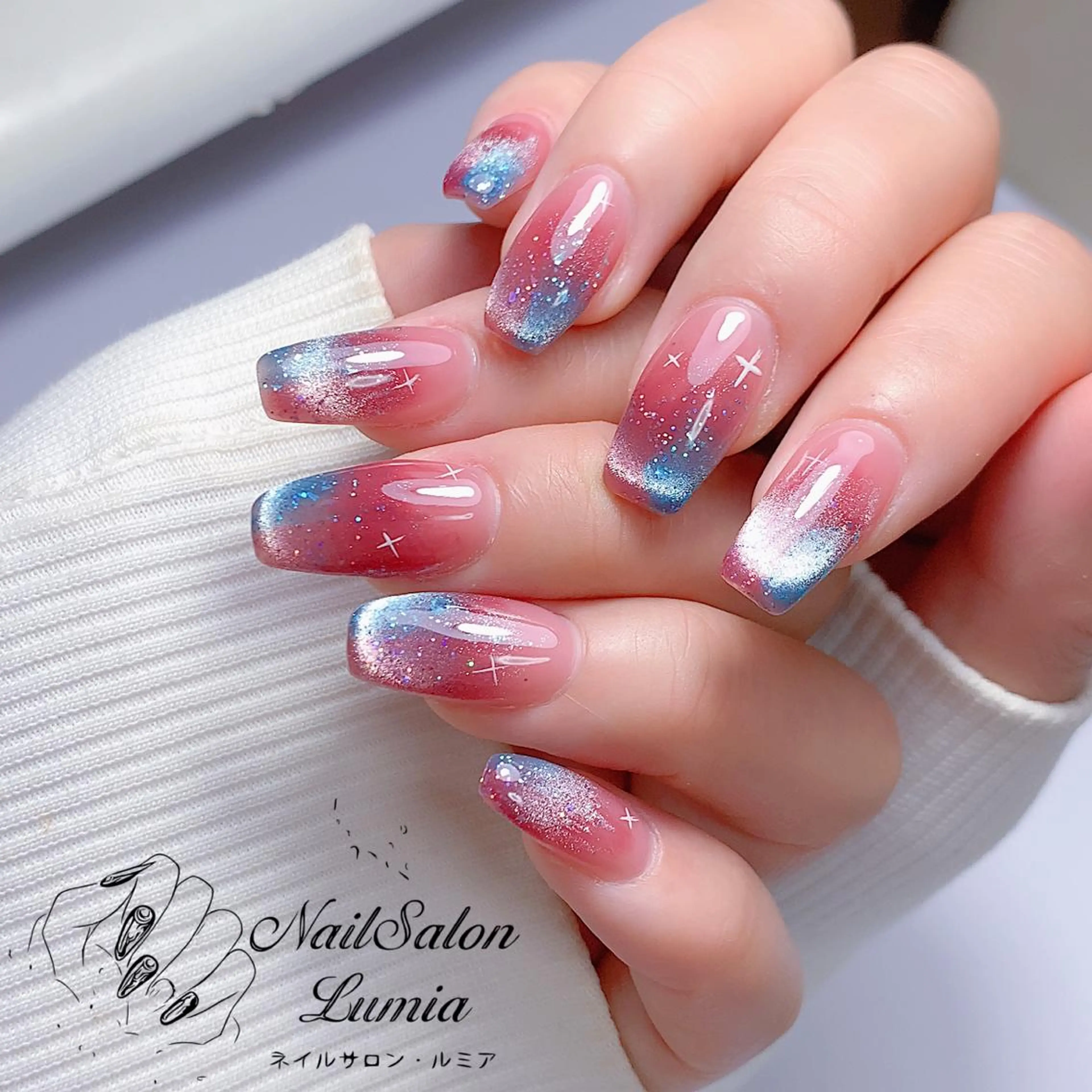 ネイル ハンドネイル ネイルサロン ルミア Lumia 店長のネイルデザイン
