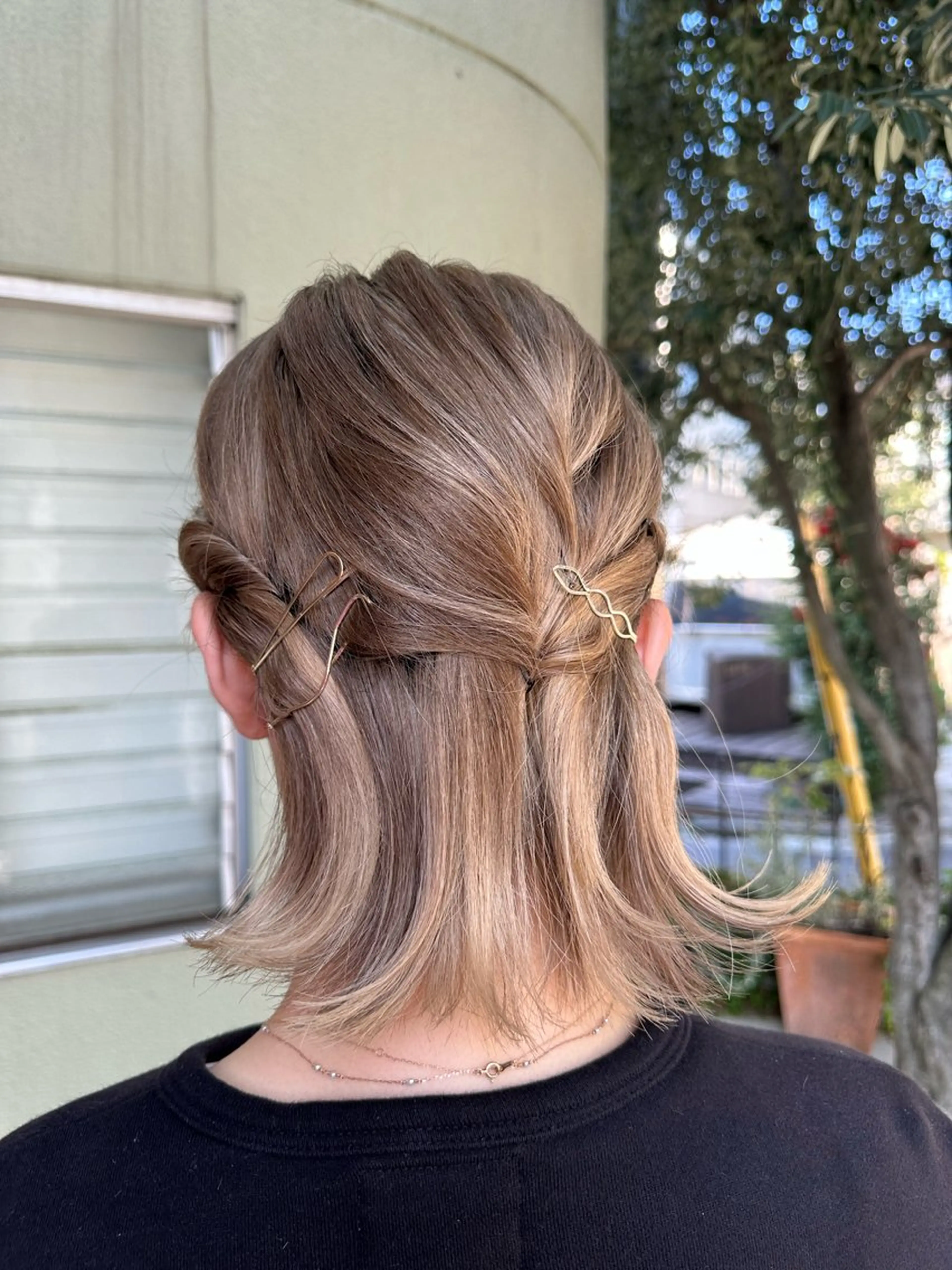 ミディアム ヘアアレンジ ヘアセット fiorista岡田 まゆこのヘアスタイル