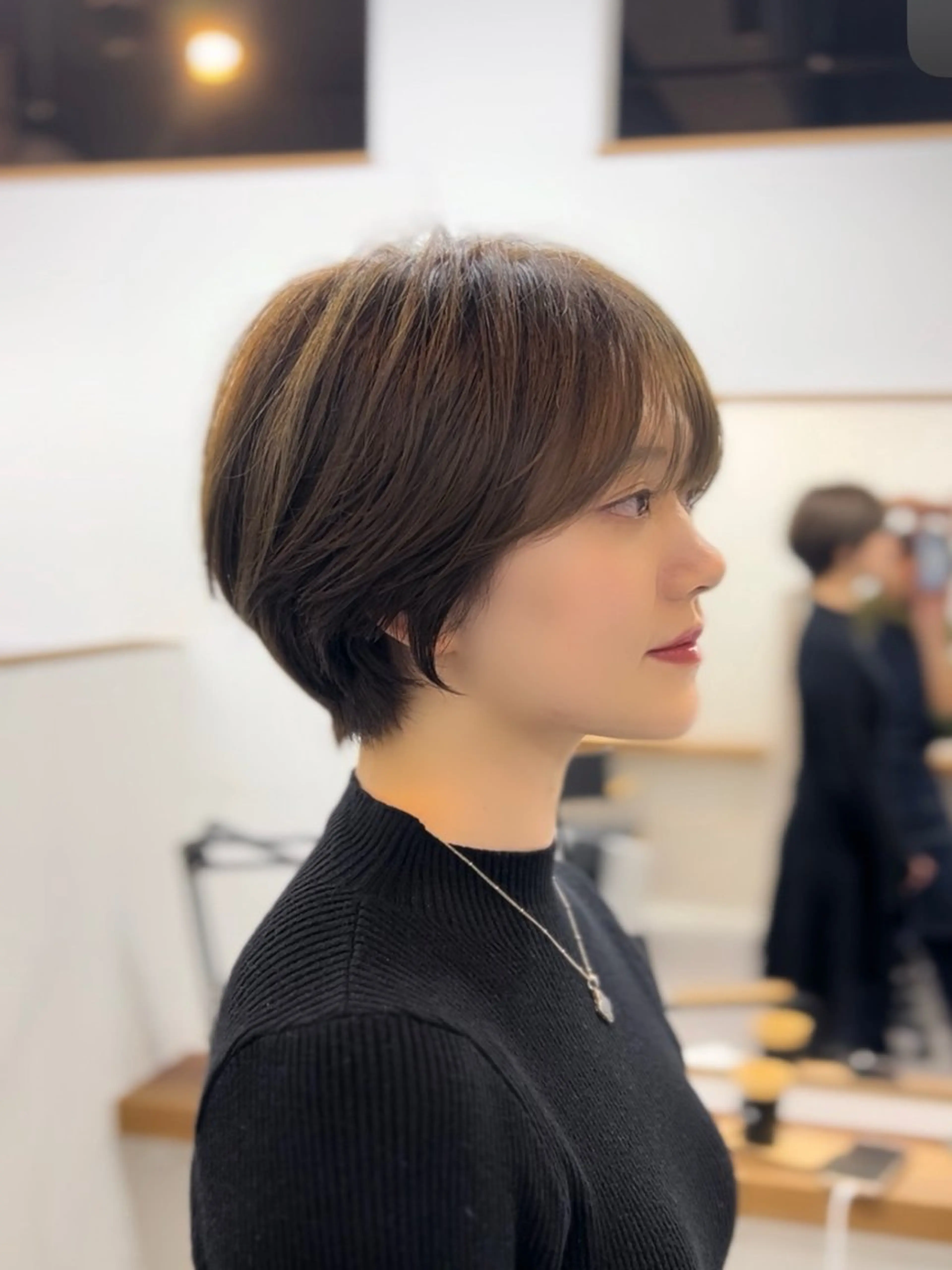 ショート カラー ショートボブ ボブ ショートヘア 表参道【髪質改善】 宮嶋勇太のヘアスタイル