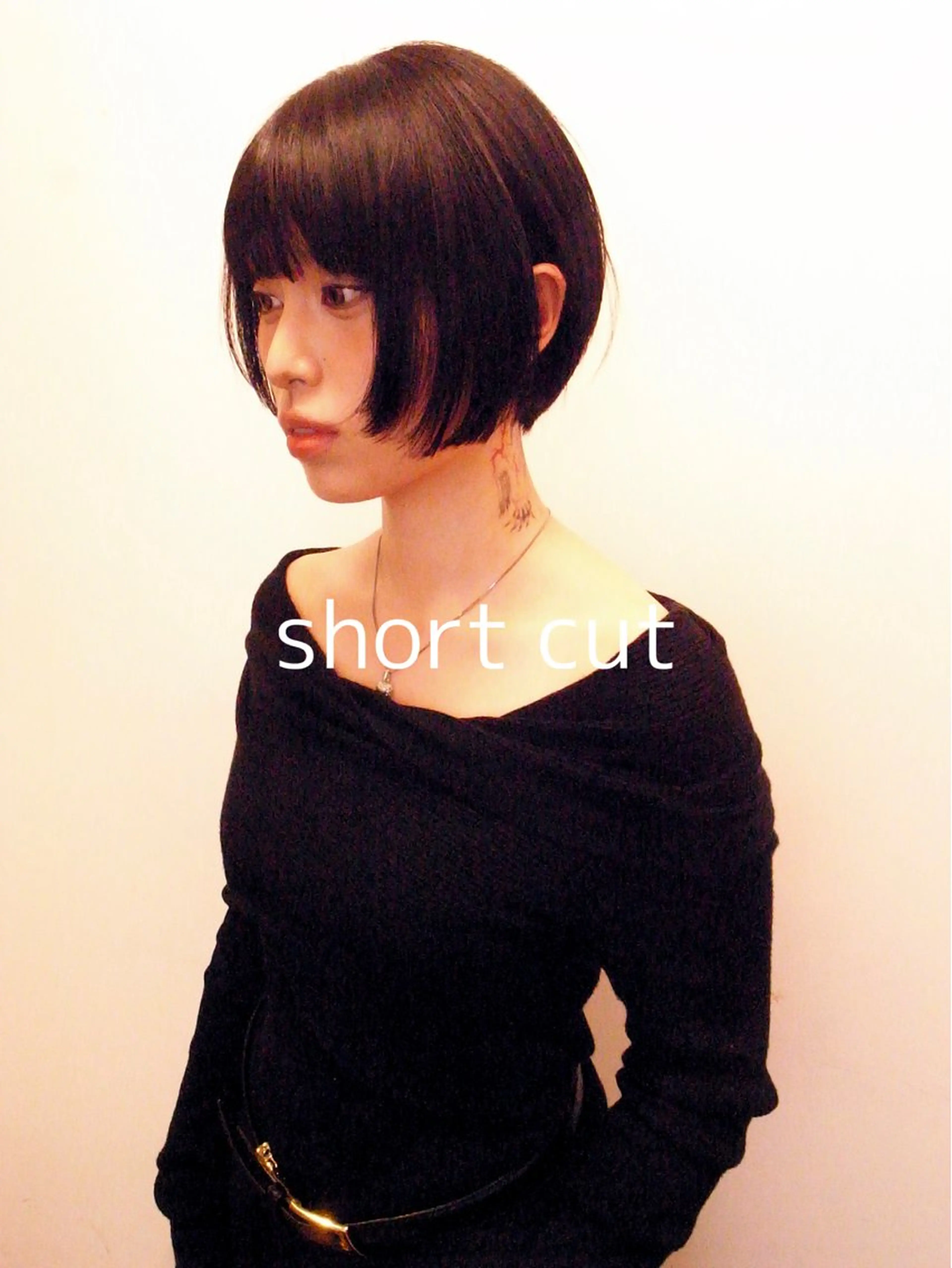 ショート カラー カット ヘアカラー トリートメント チヒロ/パーマ /ハードパーマのヘアスタイル