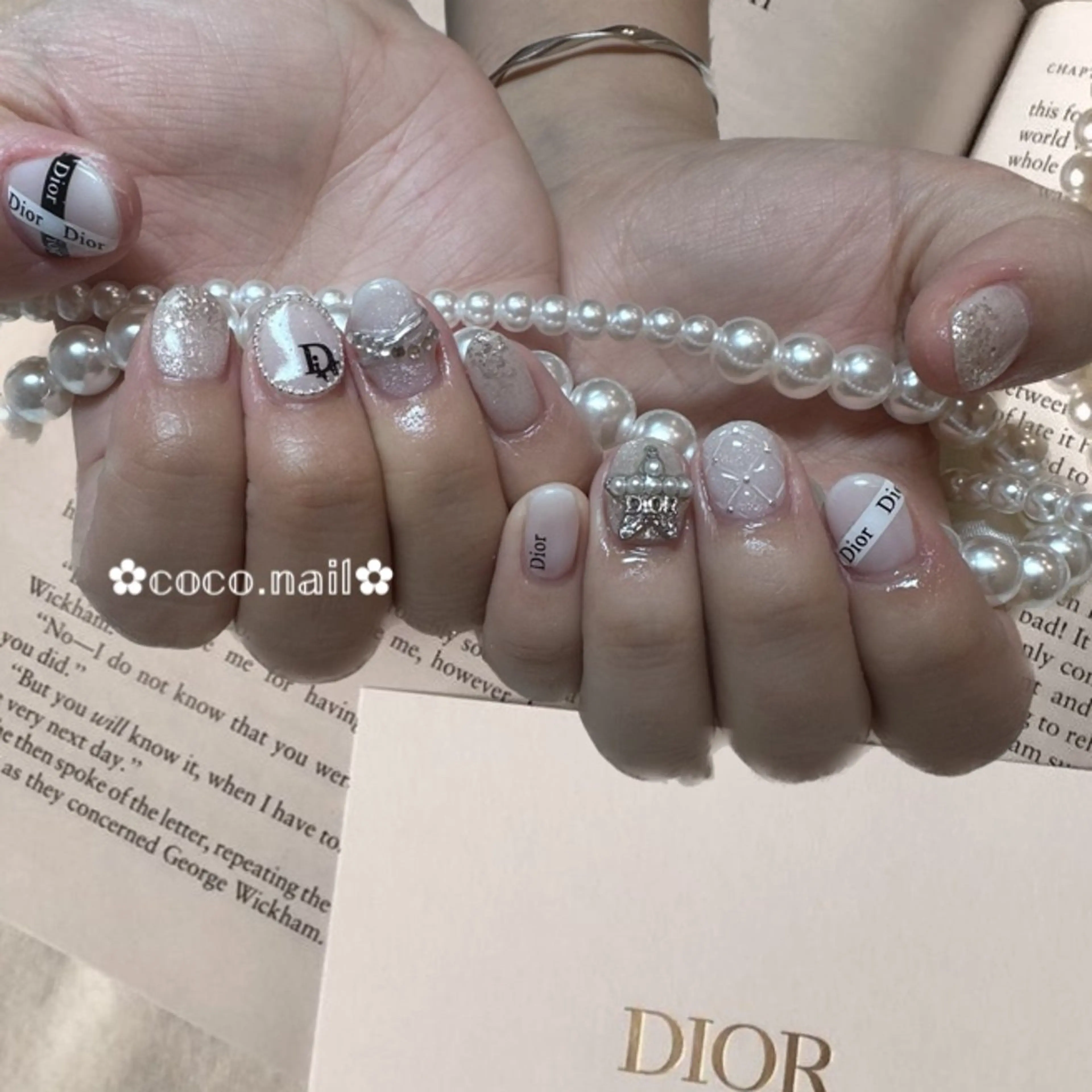 ネイル ハンドネイル lili.nail y2k/長さ出しのネイルデザイン