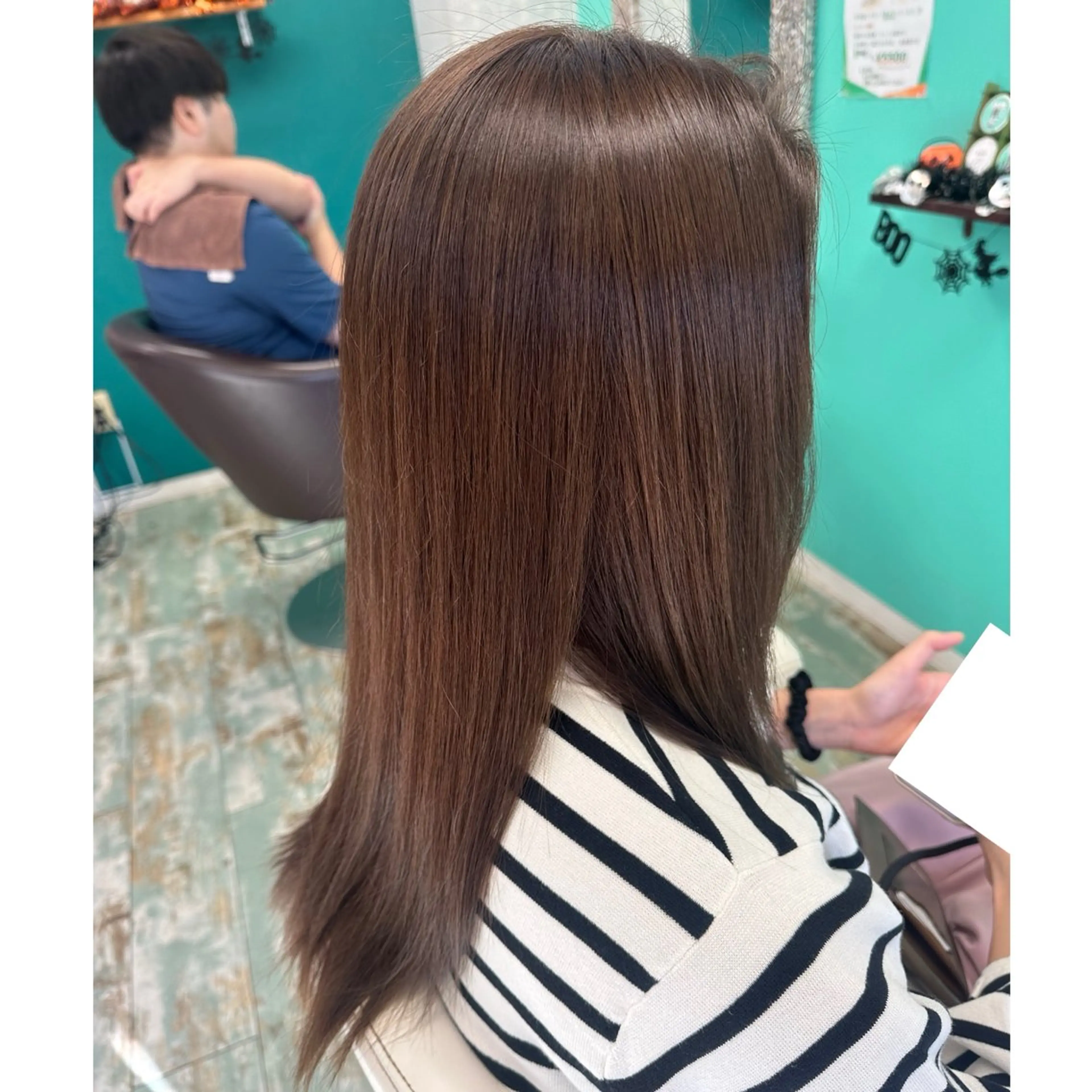 ロング トリートメント 三原 友美のヘアスタイル