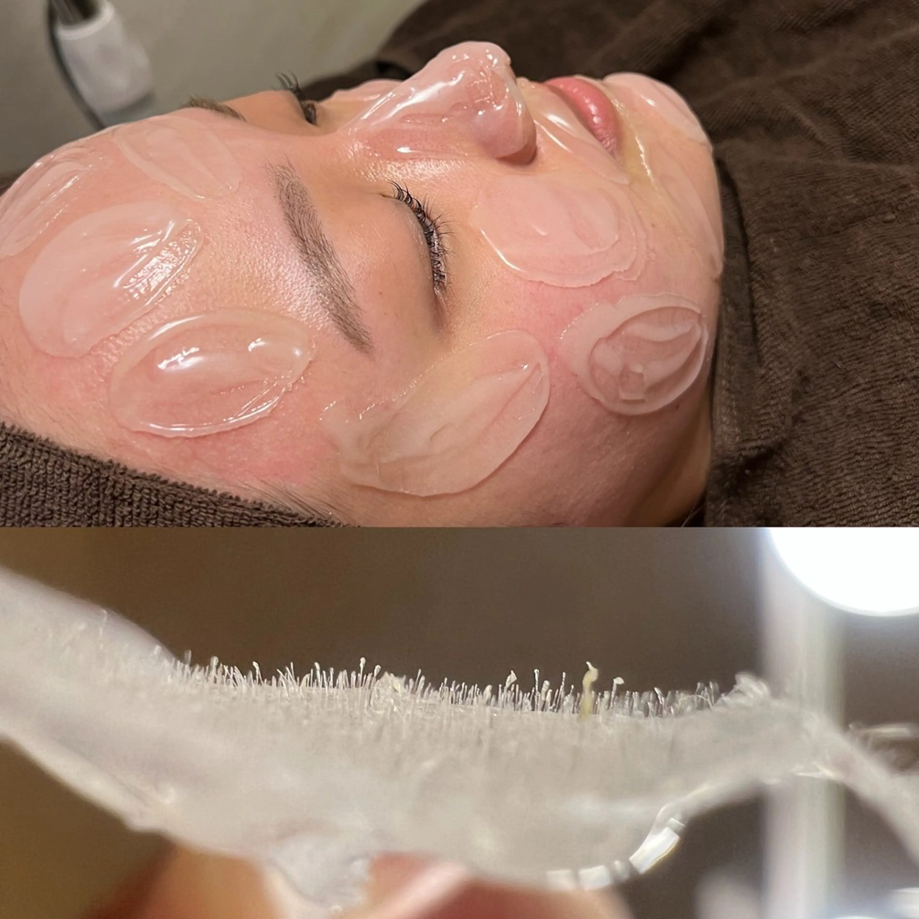 【ミニモ限定💖】ツヤ肌×フェイシャル脱毛WAX(保湿シートパック付き✨)の写真