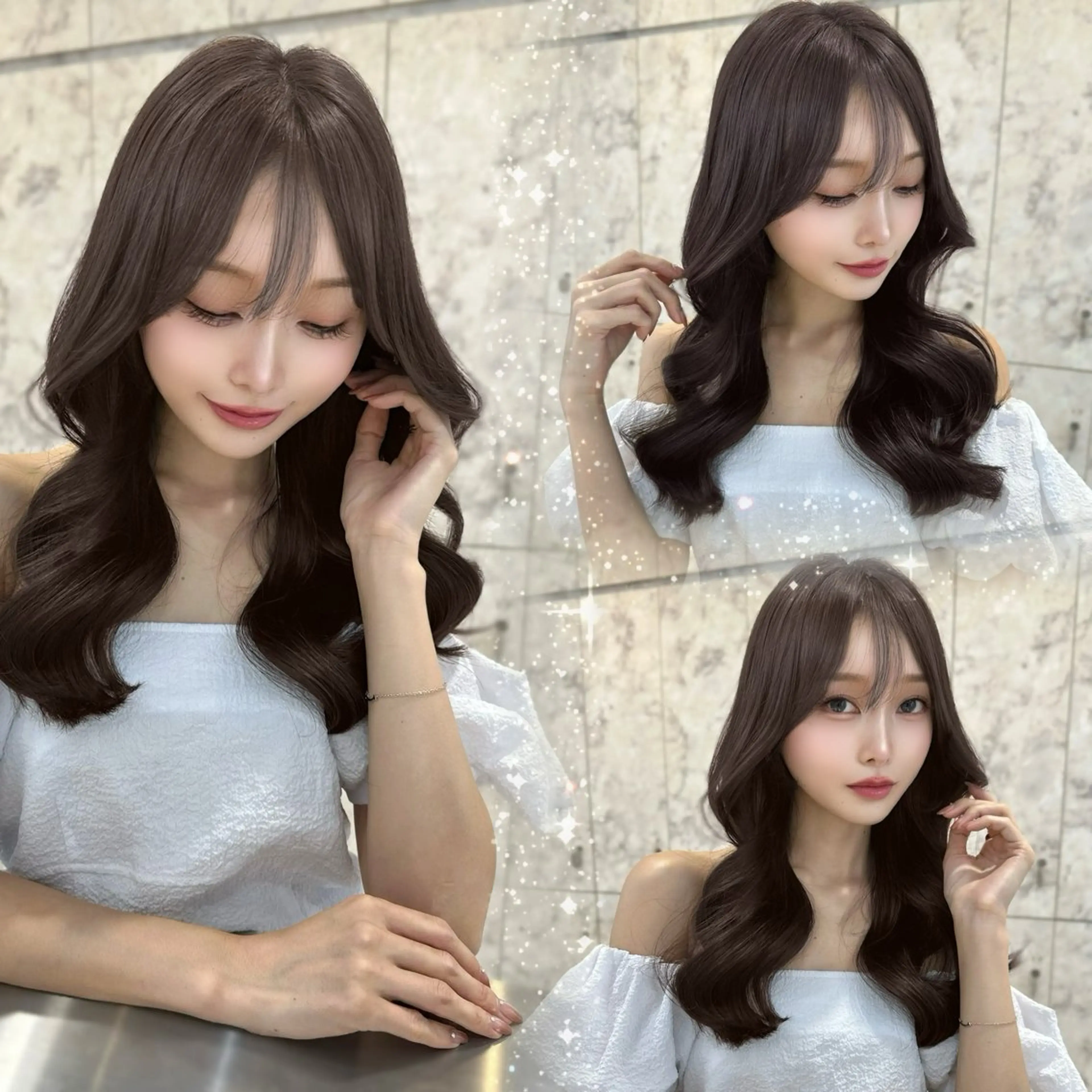 【💞minimo限定💞】☆韓国風似合わせレイヤーカット+韓国式超音波アイロンTR　￥5480の写真