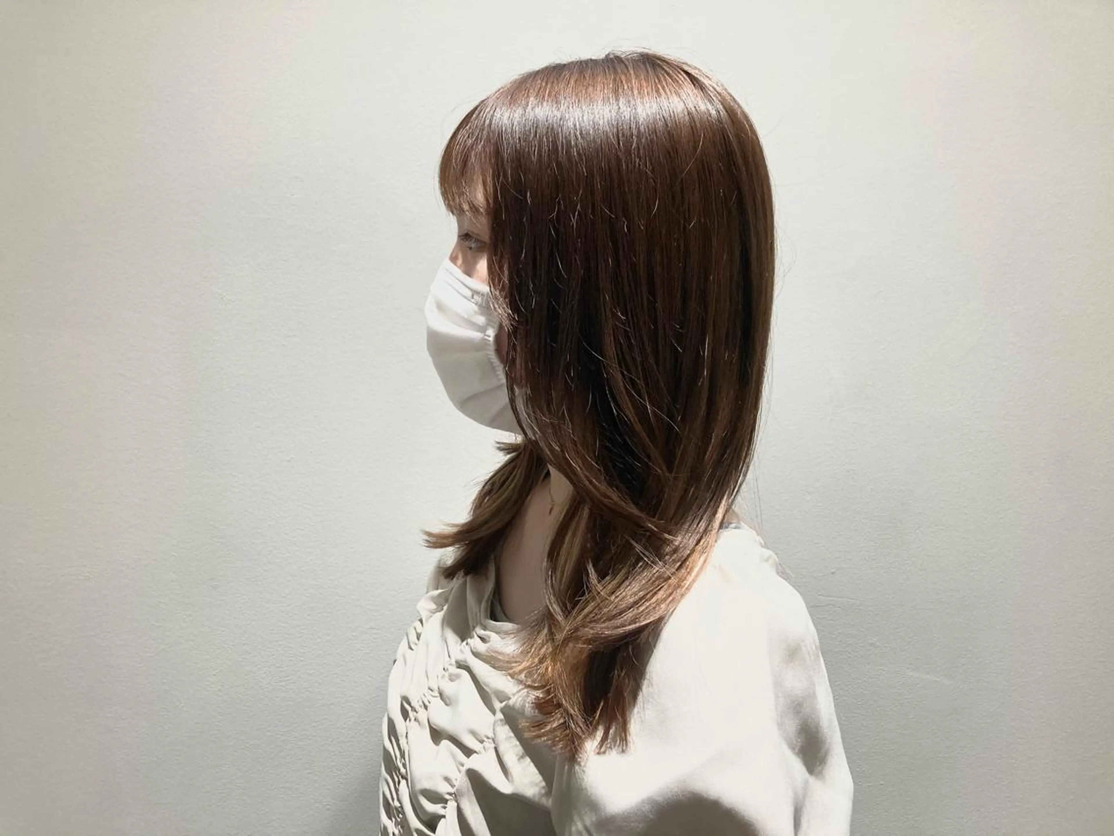 ロング 顔周りカット レイヤーカット カットモデル募集中 ✂️上原北斗のヘアスタイル