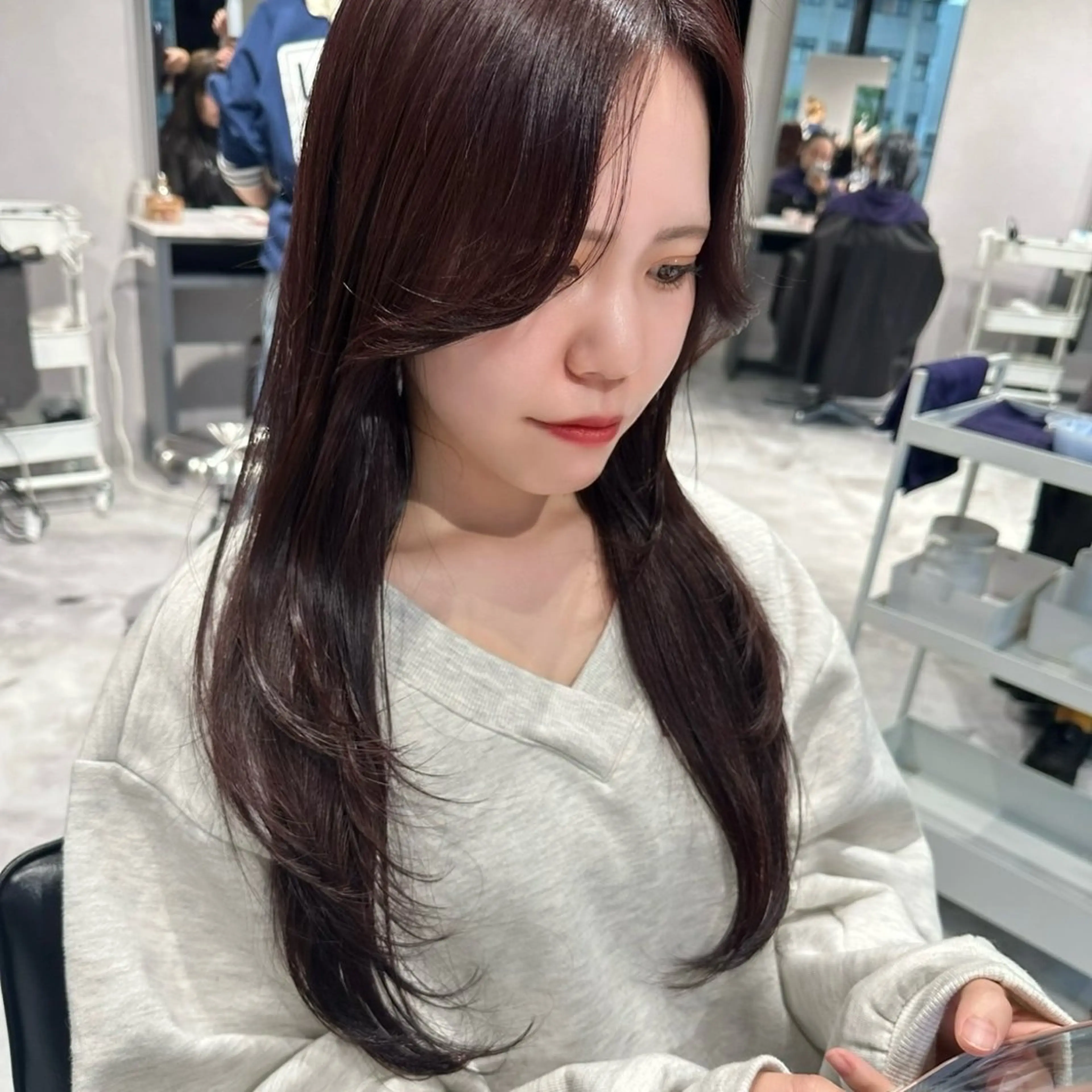 🎟 ˗ˏˋ レディース限定 ˎˊ˗ カット(ロング)＋さら艶トリートメント🩰♡の写真