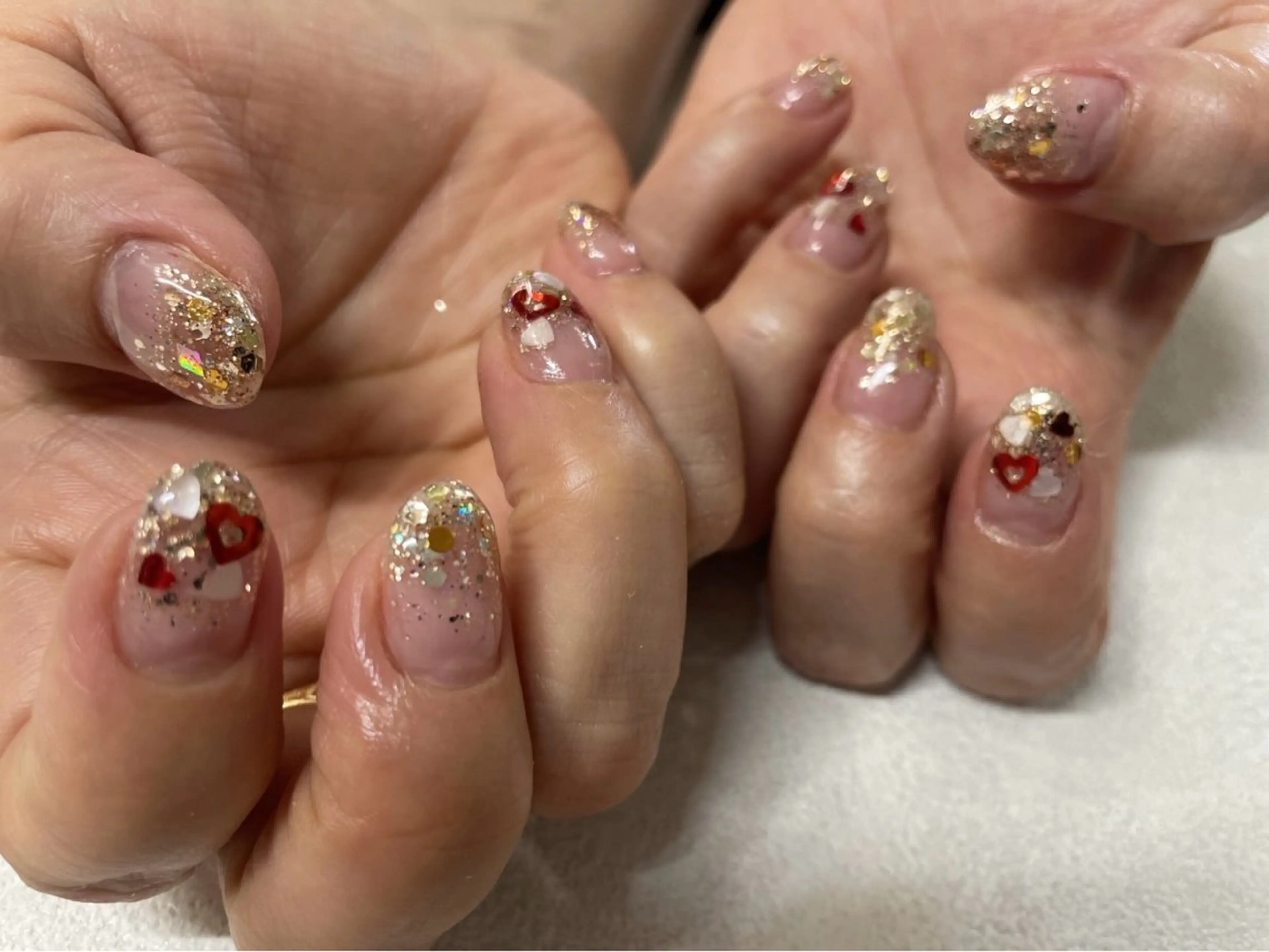 ネイル アートネイル グラデーション ホログラムネイル ハンドネイル Nail Salon MUSE    Aiのネイルデザイン