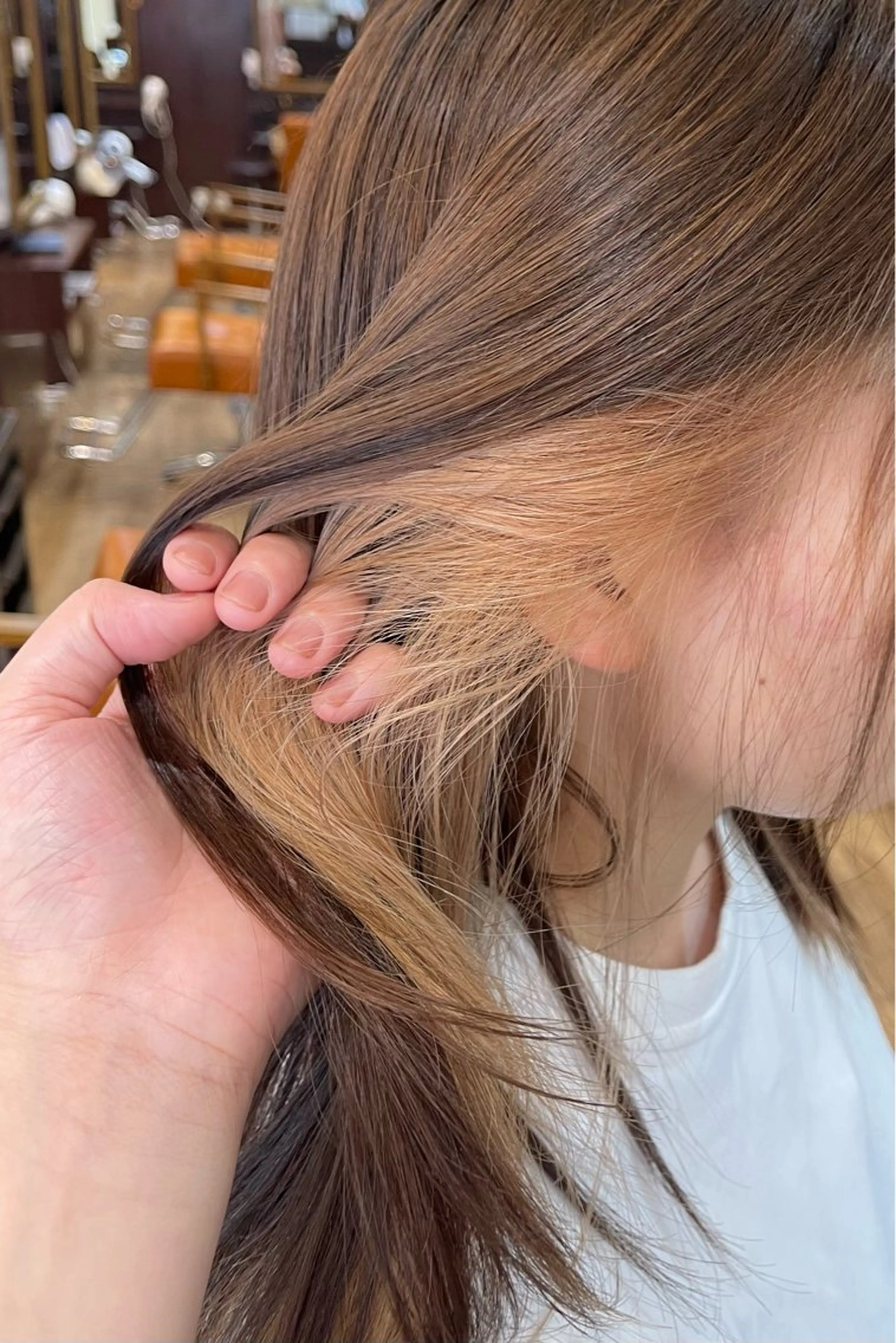 カラー ヘアカラー トリートメント envogue ゆりのヘアスタイル