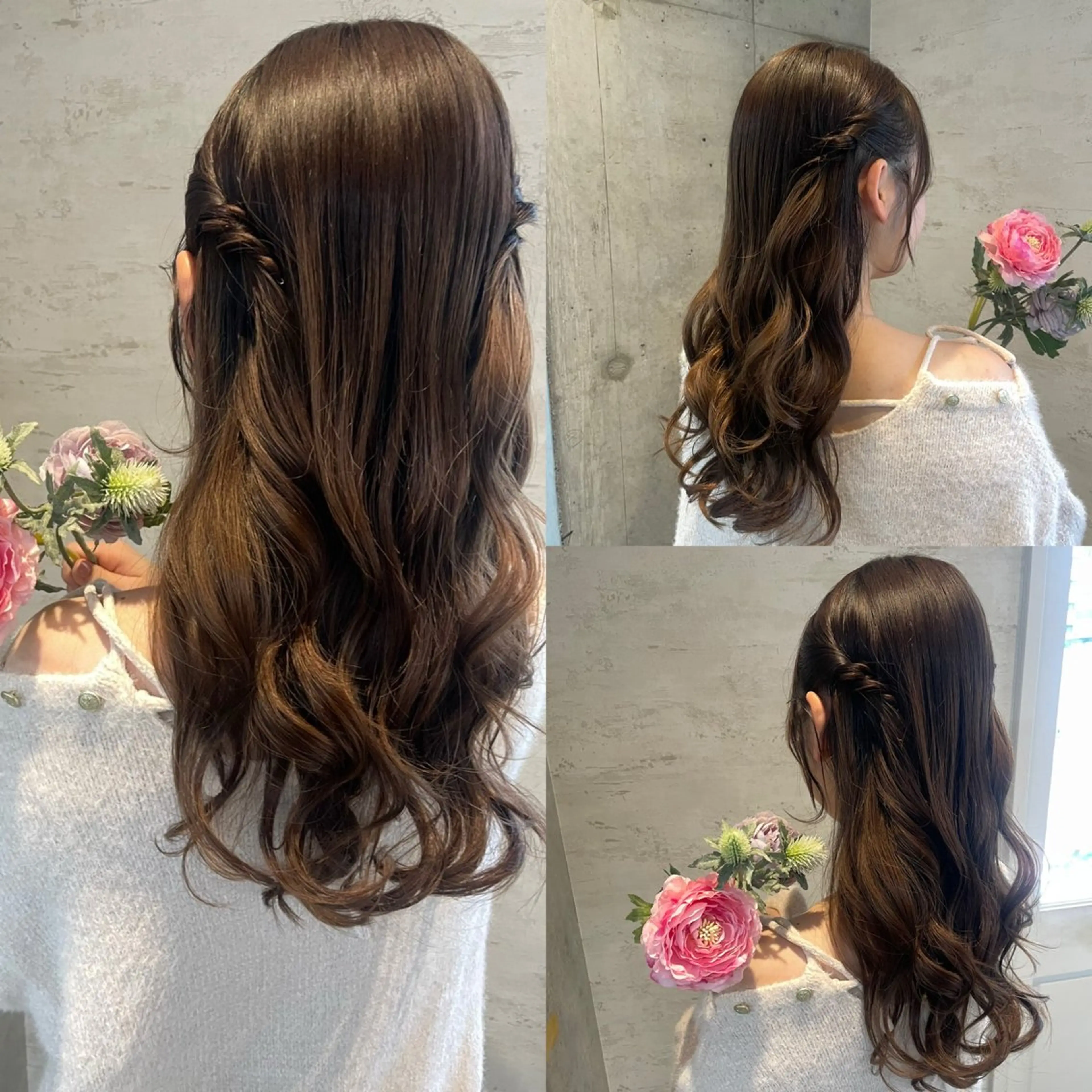 ロング ヘアアレンジ 美髪× ヘアセット✨Araiのヘアスタイル