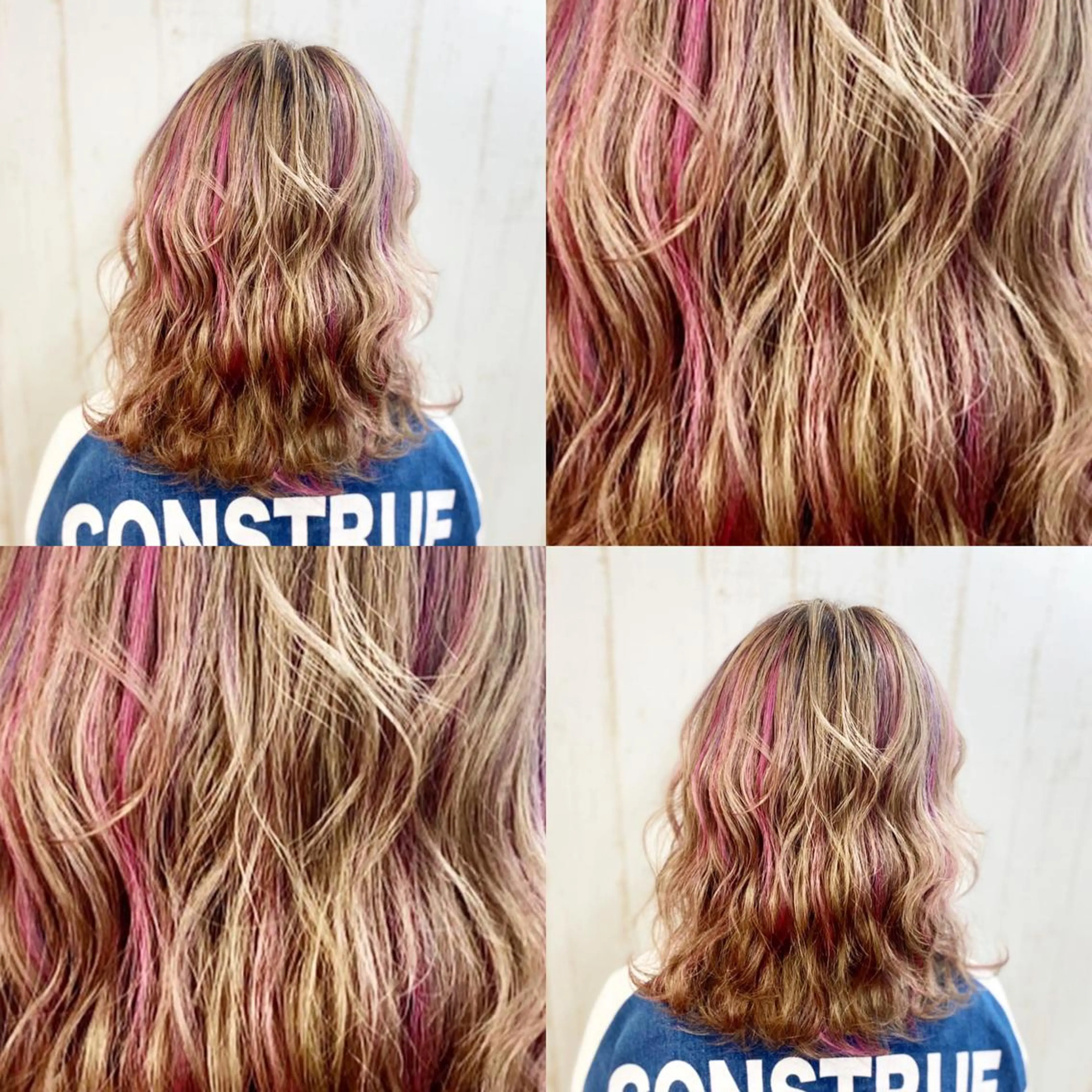 ミディアム カラー ハイトーン💫 エクステ💫maiのヘアスタイル