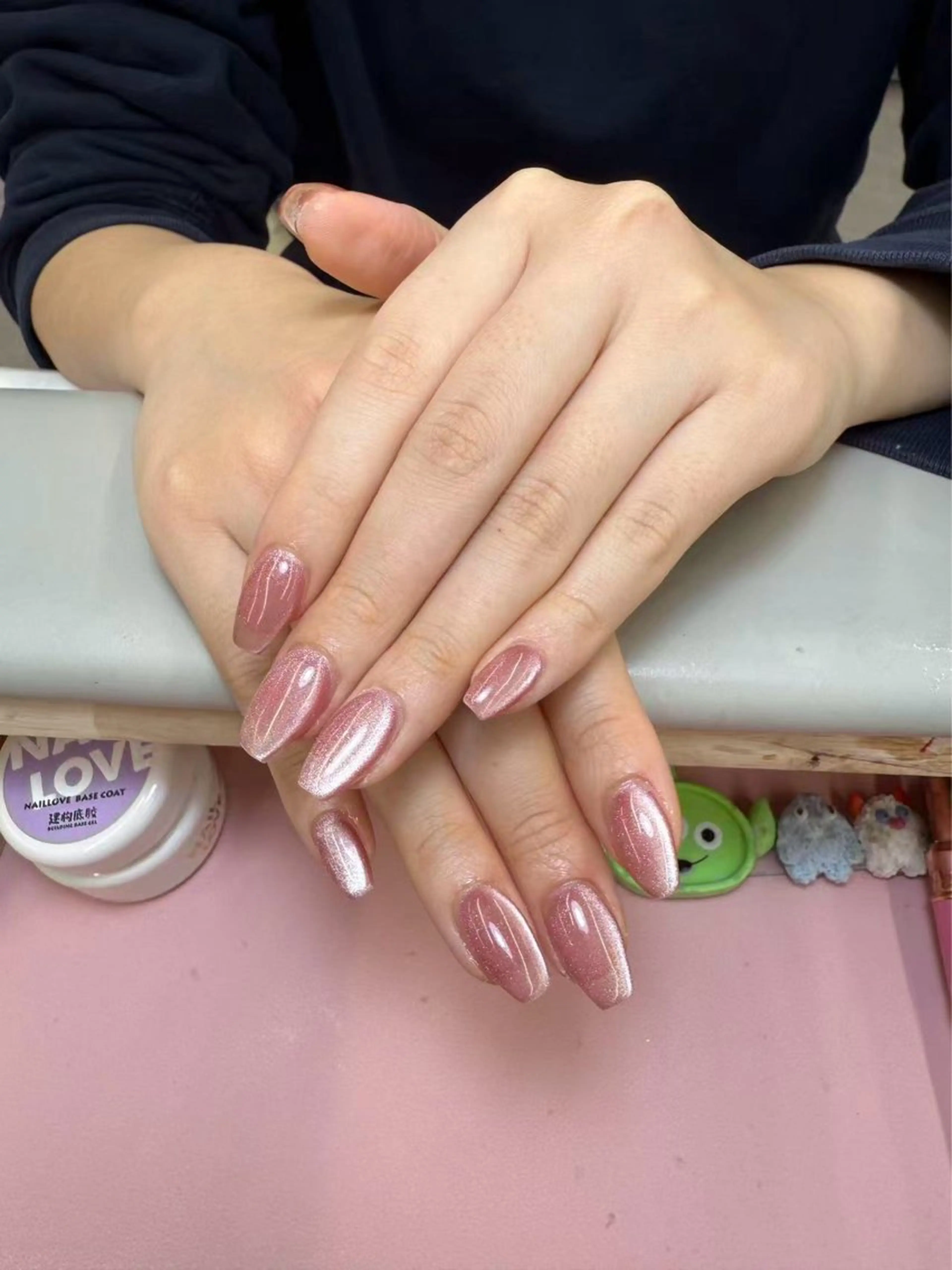 ネイル チークネイル フットネイル フレンチネイル ジェルネイル ガラスフレンチ 柚子 Nikoのネイルデザイン