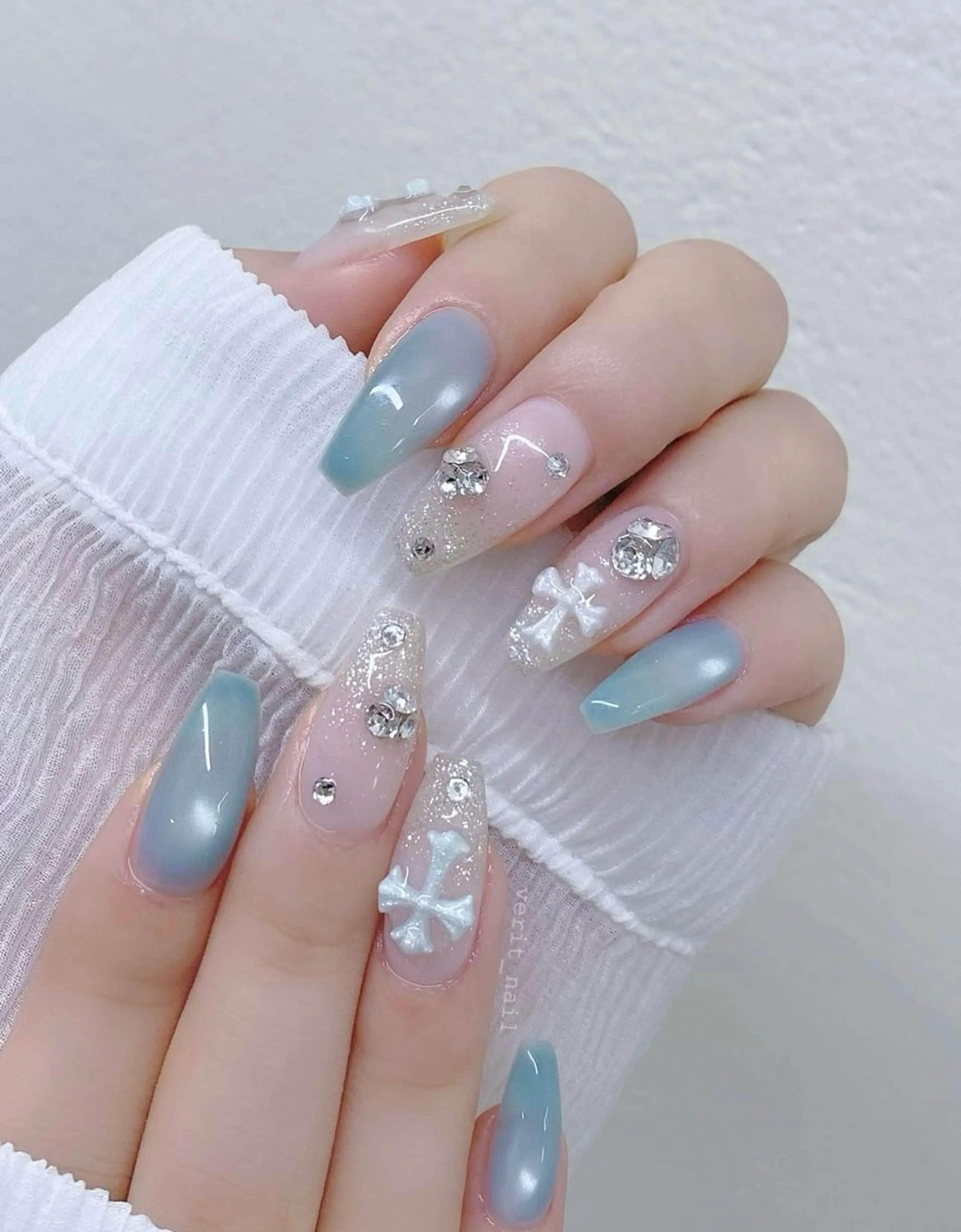 ネイル 韓国ネイル 持ち込み ニュアンスネイル ネイルチップ ハンドネイル TABI ANA.CHUOのネイルデザイン