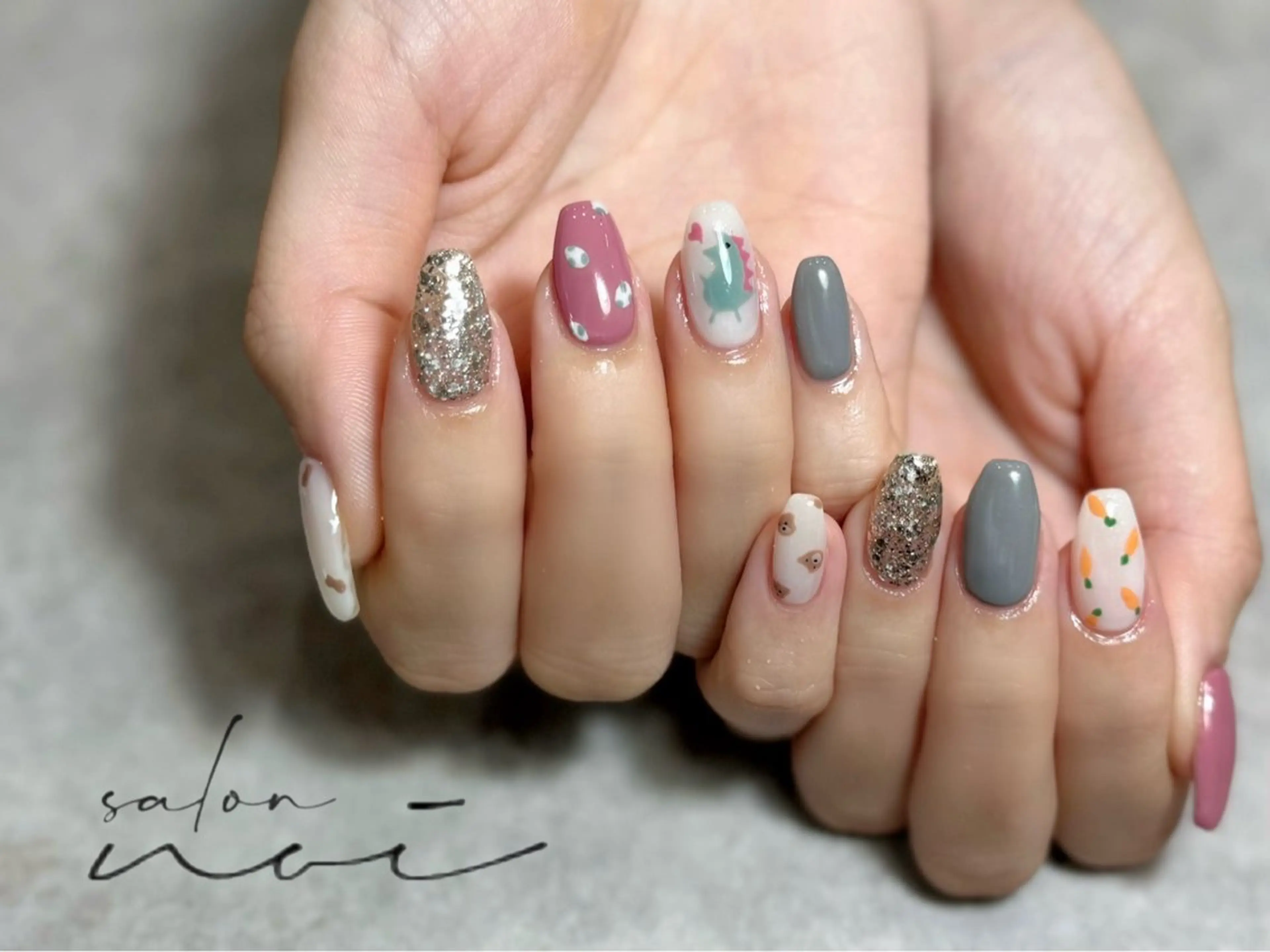 ネイル アートネイル ハンドネイル salon noiのネイルデザイン