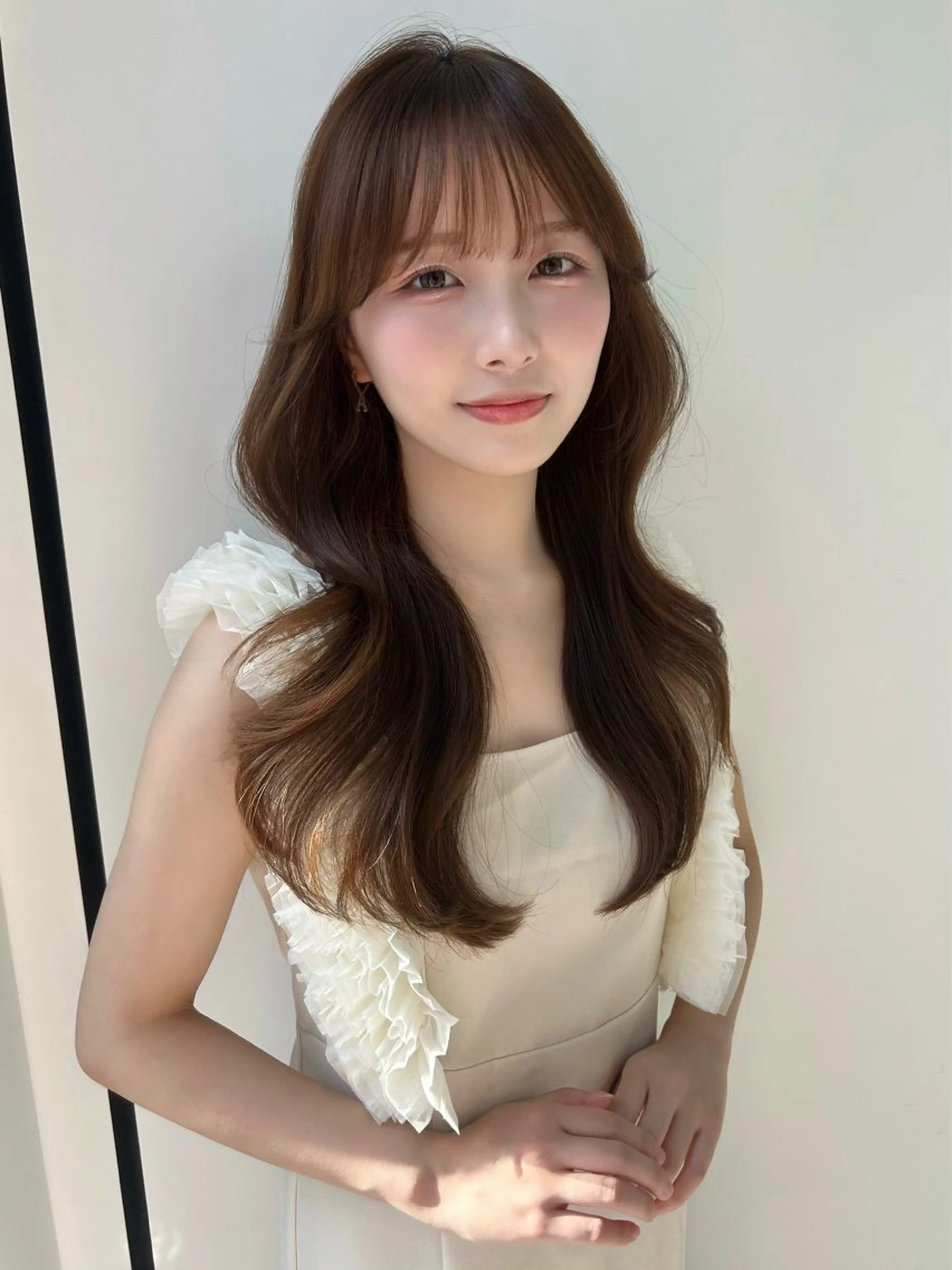 ロング カラー カット ヘアカラー トリートメント Ami♡表参道/艶髪 ピンク/盛れカットのヘアスタイル