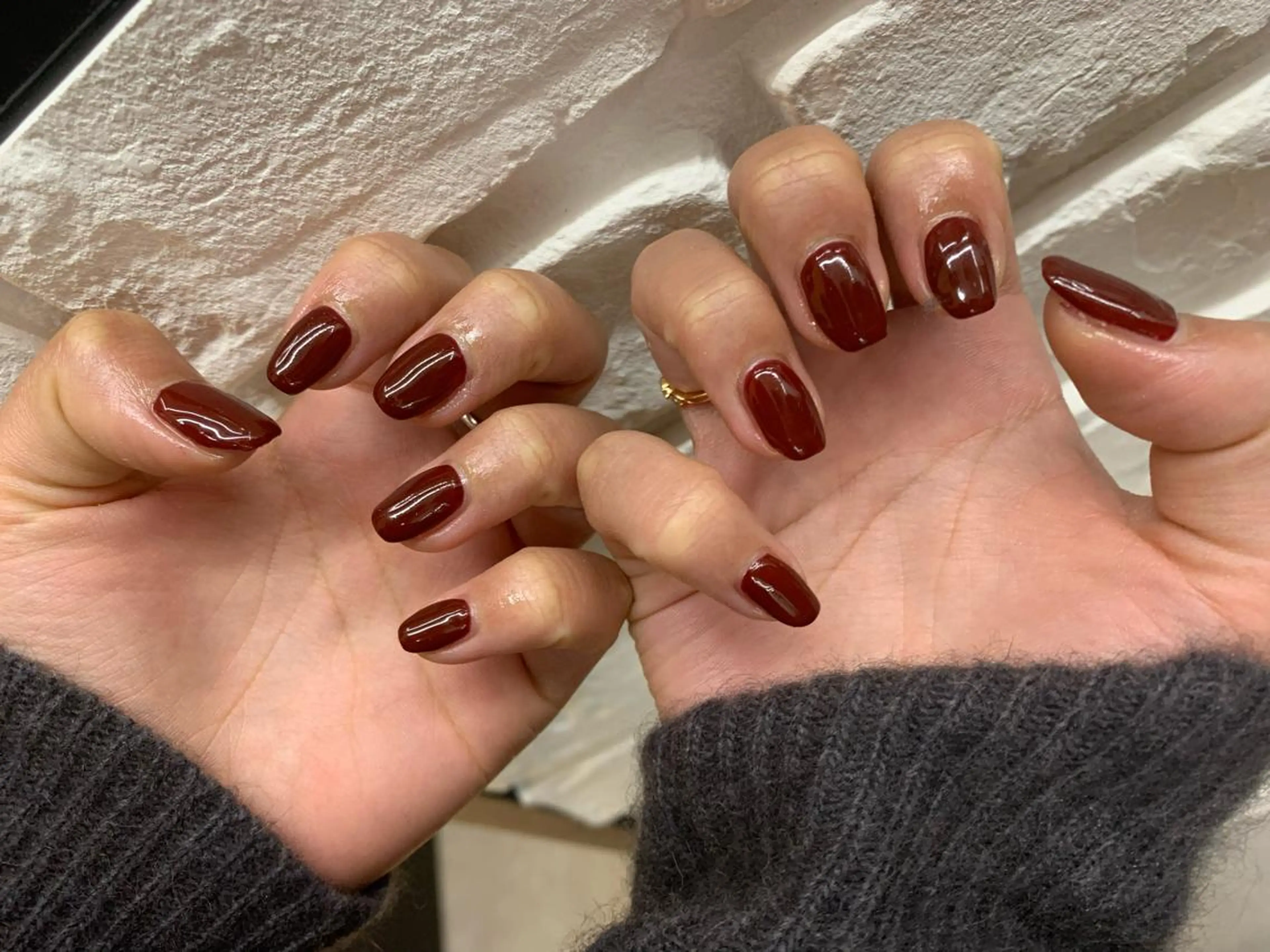 ネイル ワンカラーネイル マキノ ユイのネイルデザイン