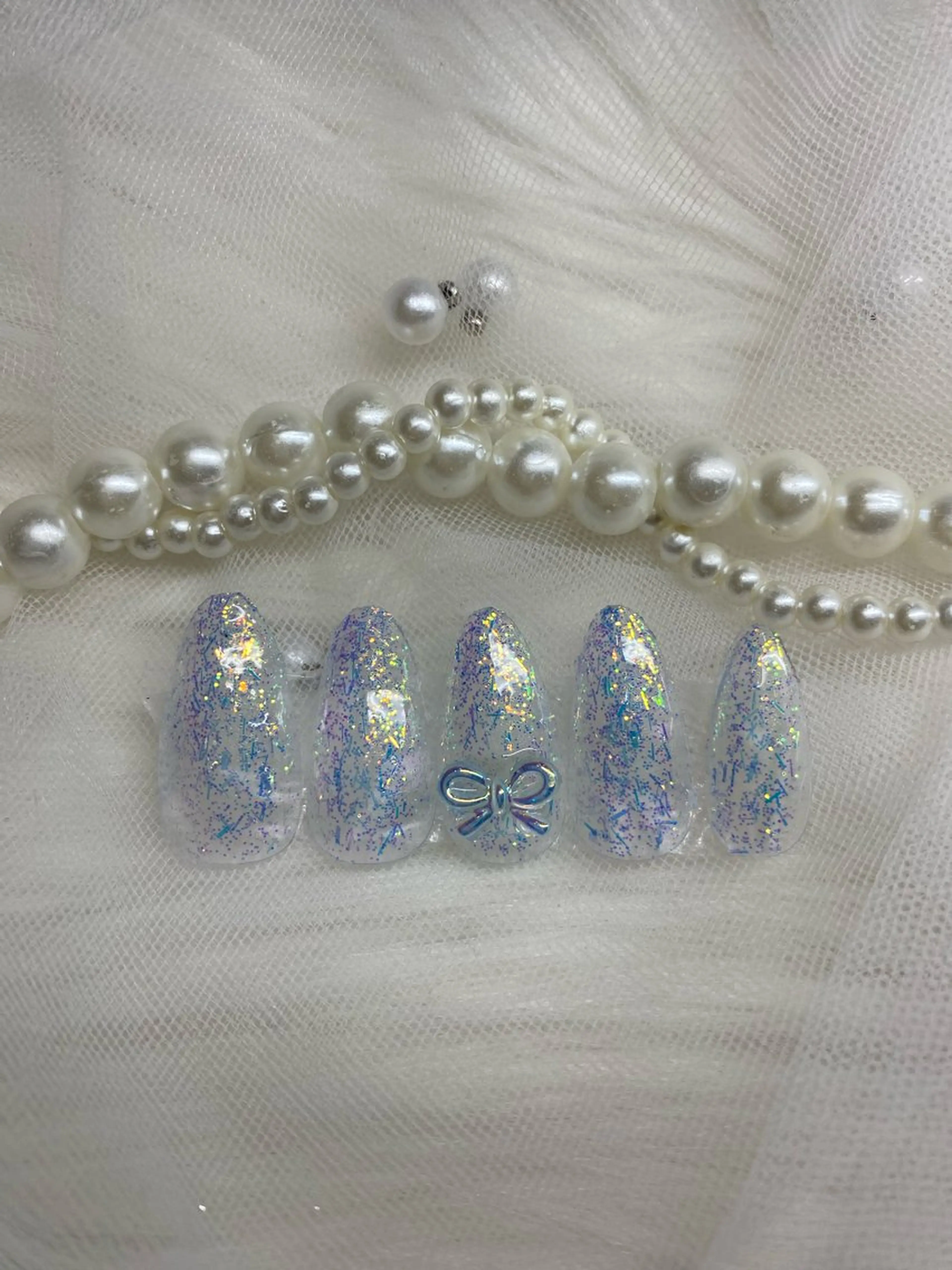 ネイル AQUA 🧸 Amiのネイルデザイン