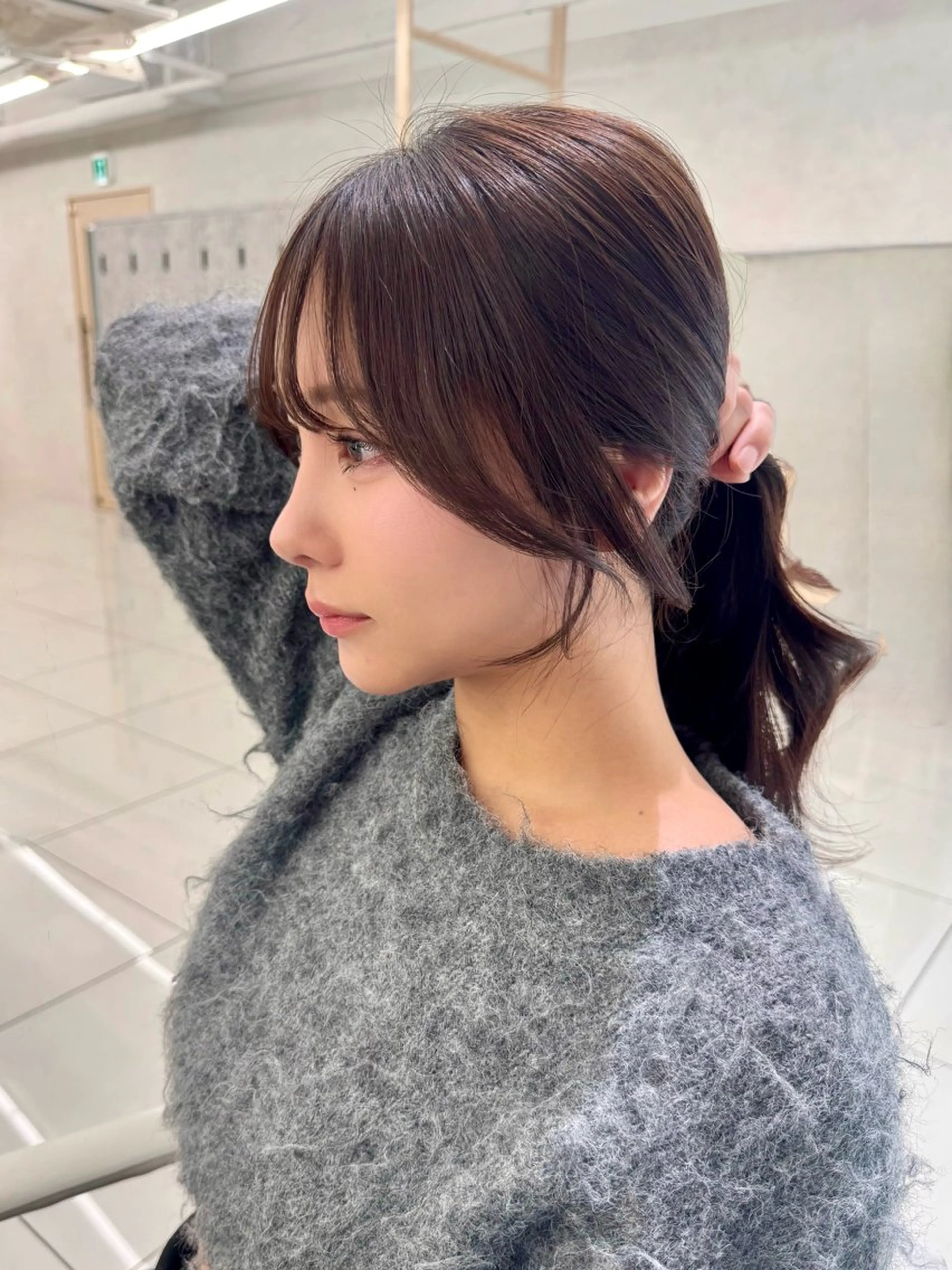 ロング 三鷹で1番ショート ボブをカットする新谷のヘアスタイル