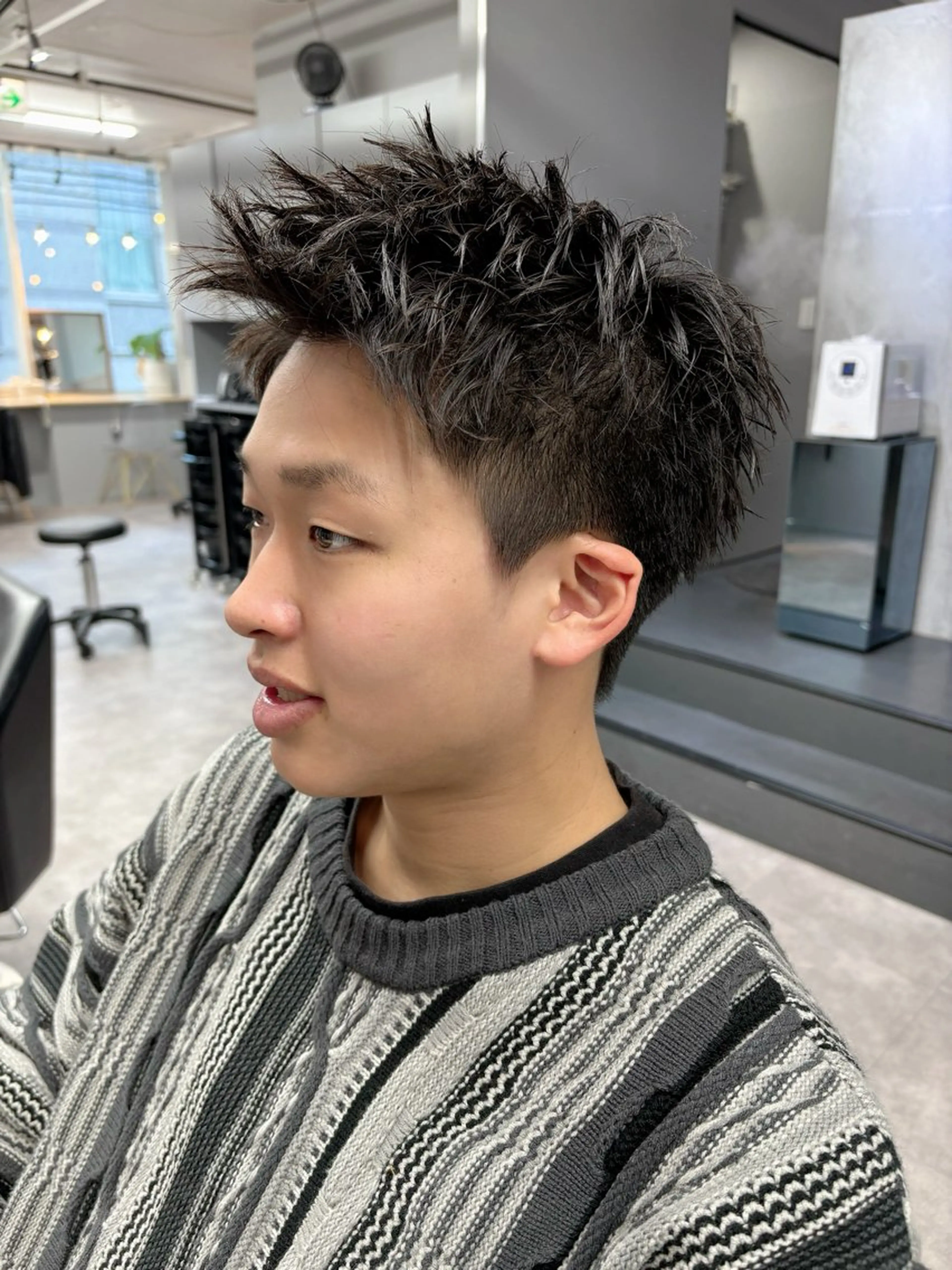 メンズ スパイキーショート カット 似合わせ特化/ itta𓂃🫧‪のヘアスタイル