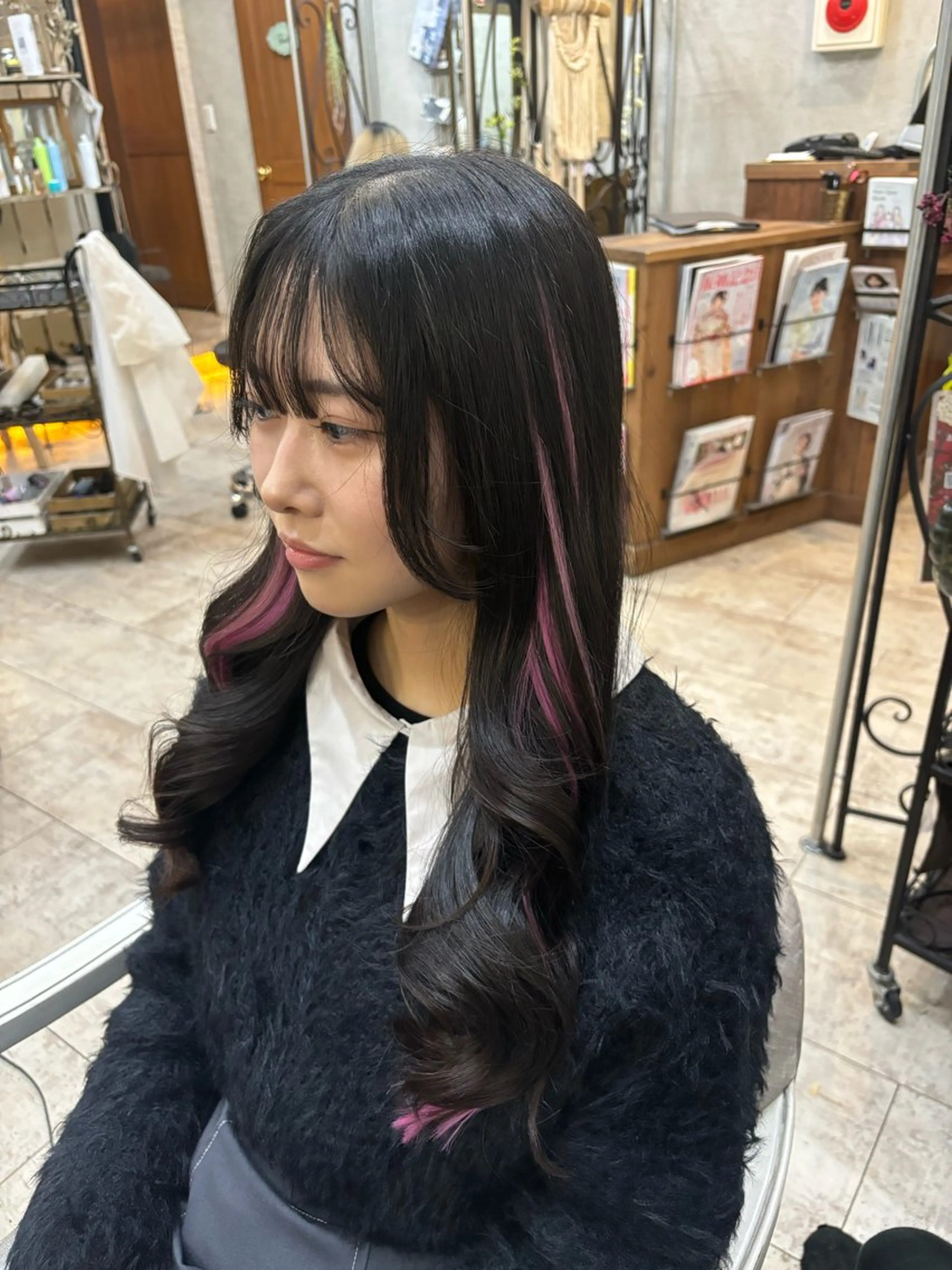 ロング エクステ メンズ/ヘアセット/ レイヤーカット/💶のヘアスタイル