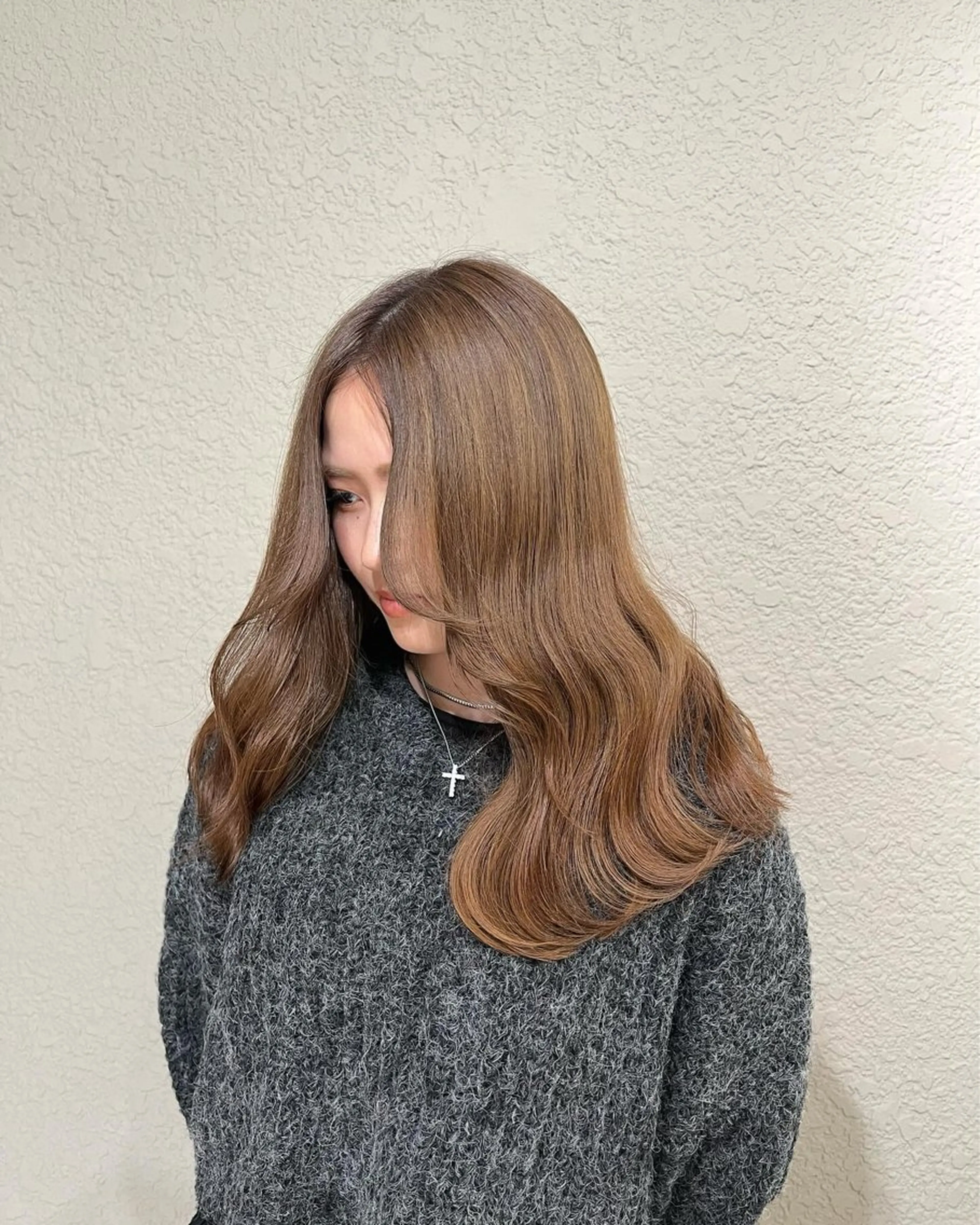 セミロング ヘアカラー トリートメント 🏅EIGHT難波/ 【店長】タモツのヘアスタイル