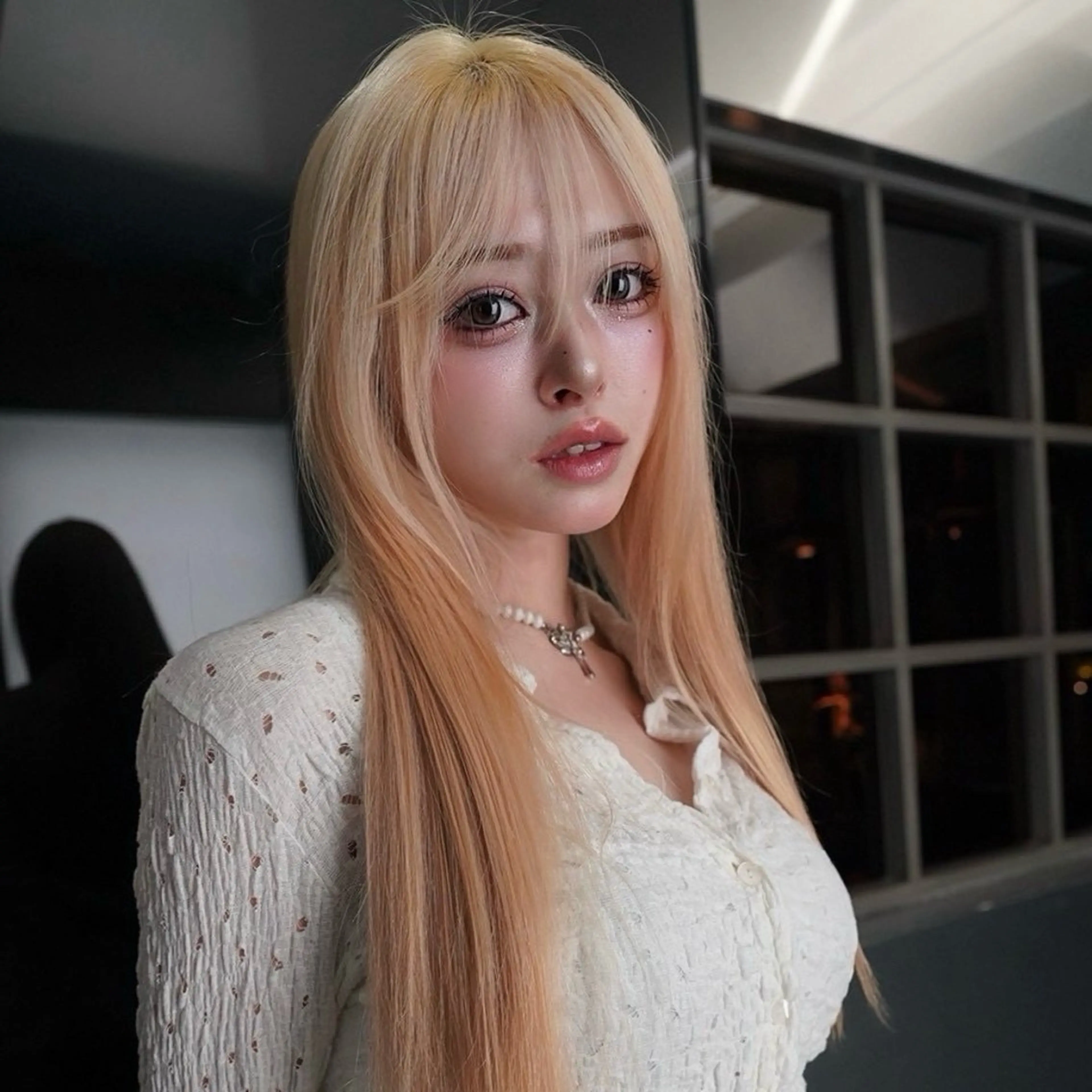 ロング カラー ヘアカラー トリートメント ケアブリーチ特化✨/ 艶カラー/エクステのヘアスタイル